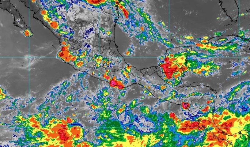 El Insivumeh compartió unos mapas que muestran en qué regiones de Guatemala se registrarán más lluvias en los próximos días. (Foto Prensa Libre: Servicio Meteorológico Nacional)