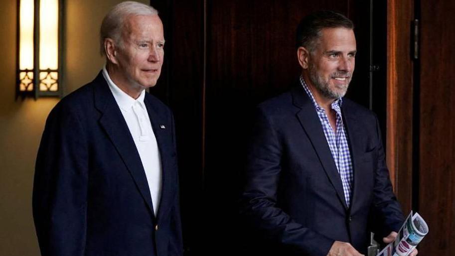 Las actividades de Hunter Biden han tenido impacto en la carrera política de su padre. REUTERS