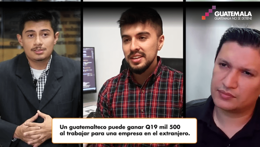 En este sexto programa de Guatemala No Se Detiene descubrimos que un programador puede utilizar sus conocimientos para desenvolverse en muchas áreas más allá de los números. (Foto Prensa Libre: Captura de Pantalla)