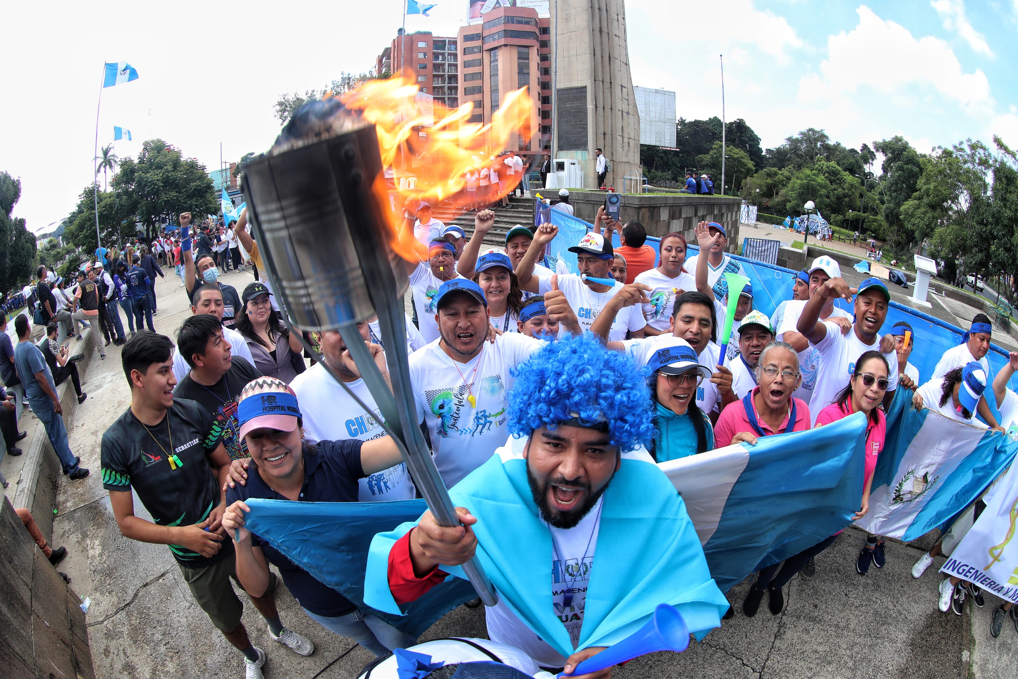 Antorchas por la independencia de Guatemala. 14 de septiembre