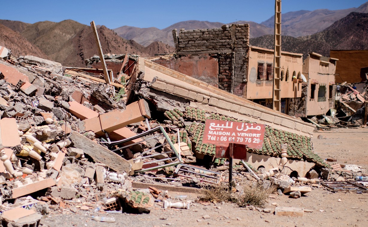 El terremoto en Marruecos es uno de los más devastadores de la historia. (Foto Prensa Libre: EFE)