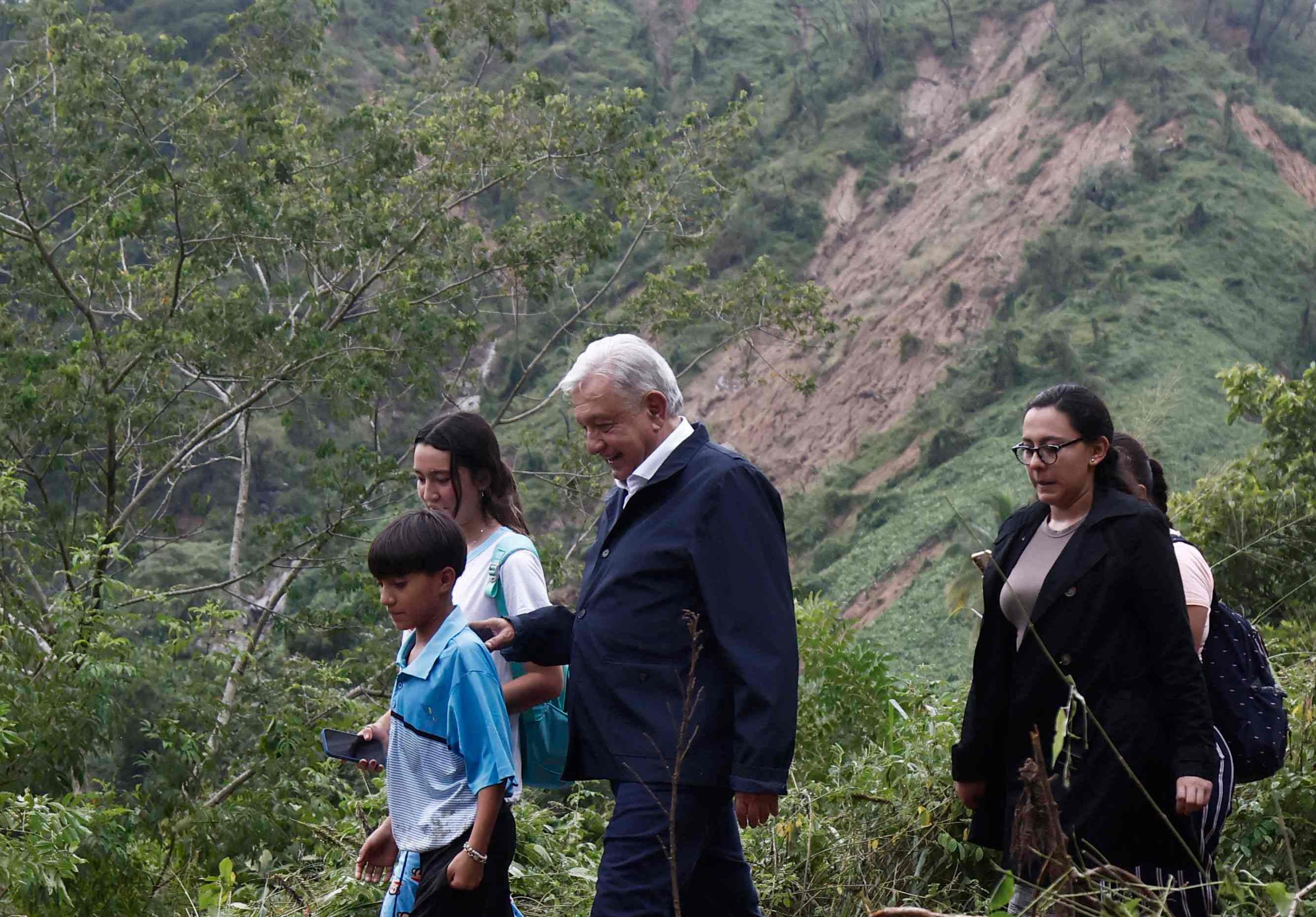 Andrés Manuel López Obrador llega a Acapulco