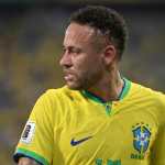 Neymar en uno de sus últimos partidos jugados con Brasil.
