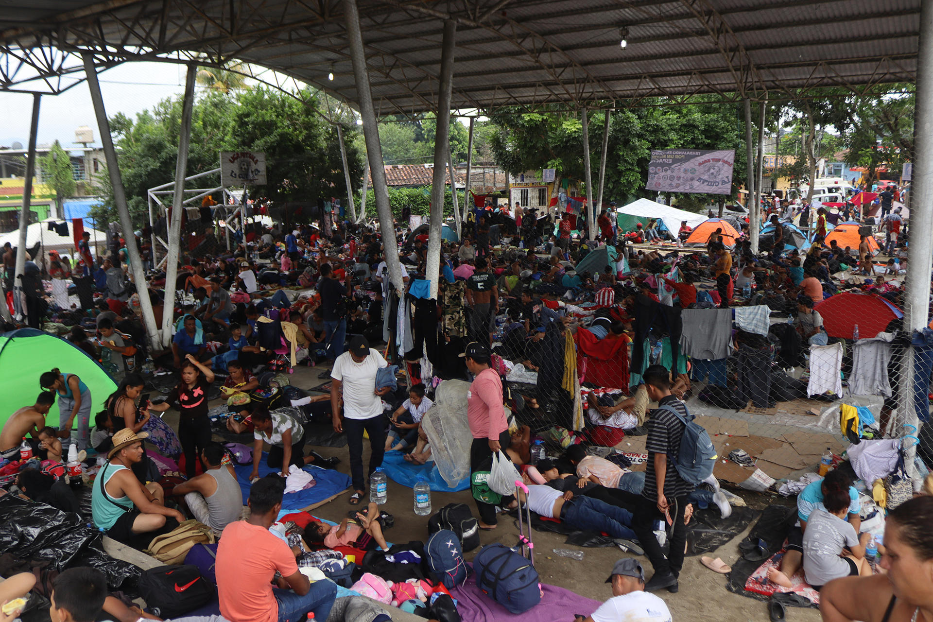 Nueva caravana migrante que se acerca a la frontera norte de