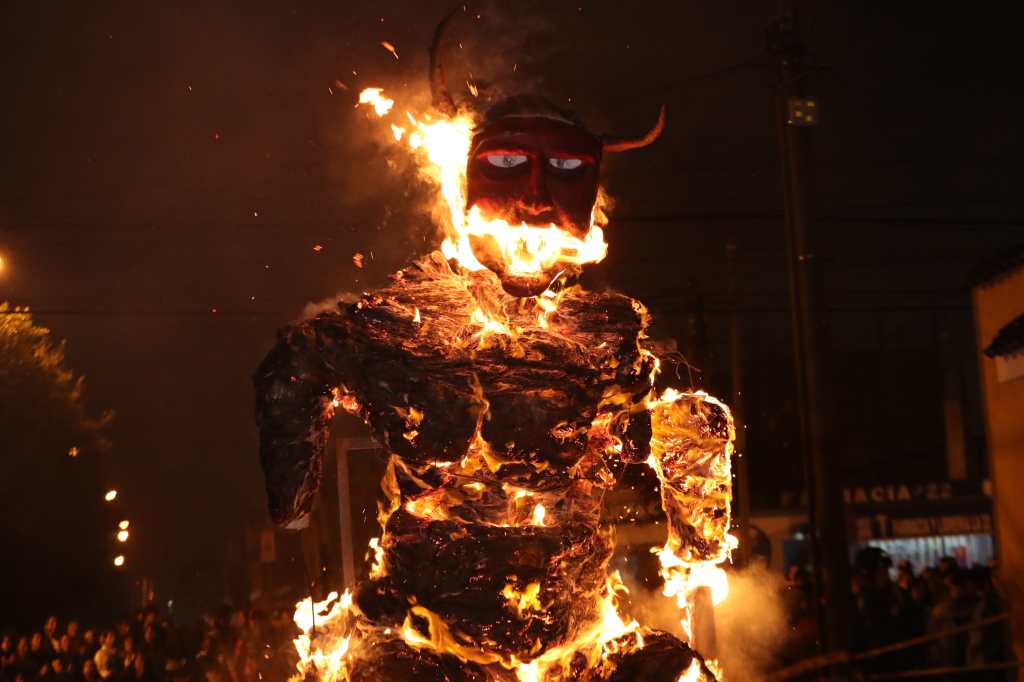 Quema del Diablo este 7 de diciembre