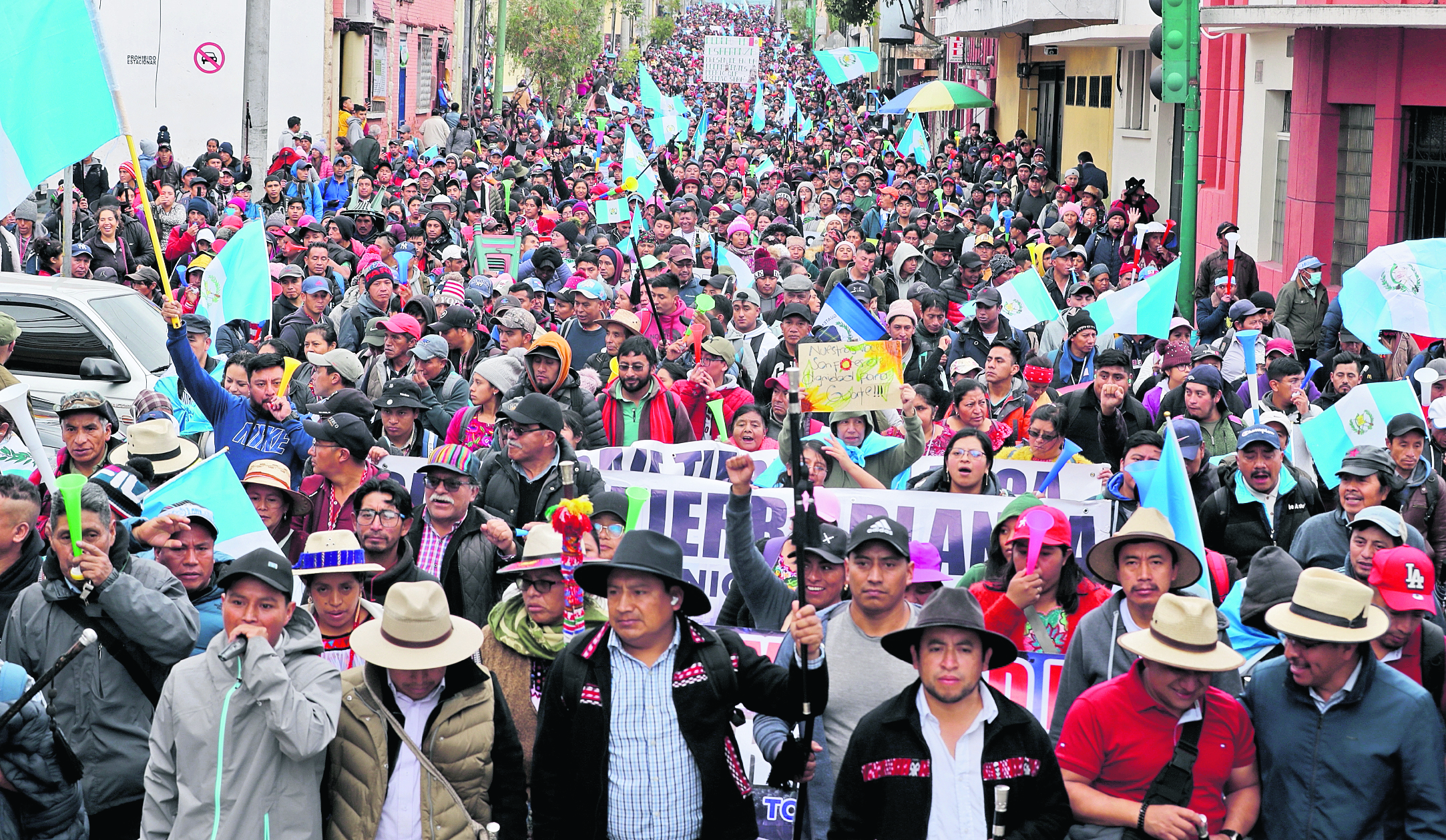 Las acciones del Ministerio Publico por deslegitimar el proceso electoral ha llevado a manifestaciones de rechazo por parte de la población. (Foto Prensa Libre: Hemeroteca PL)