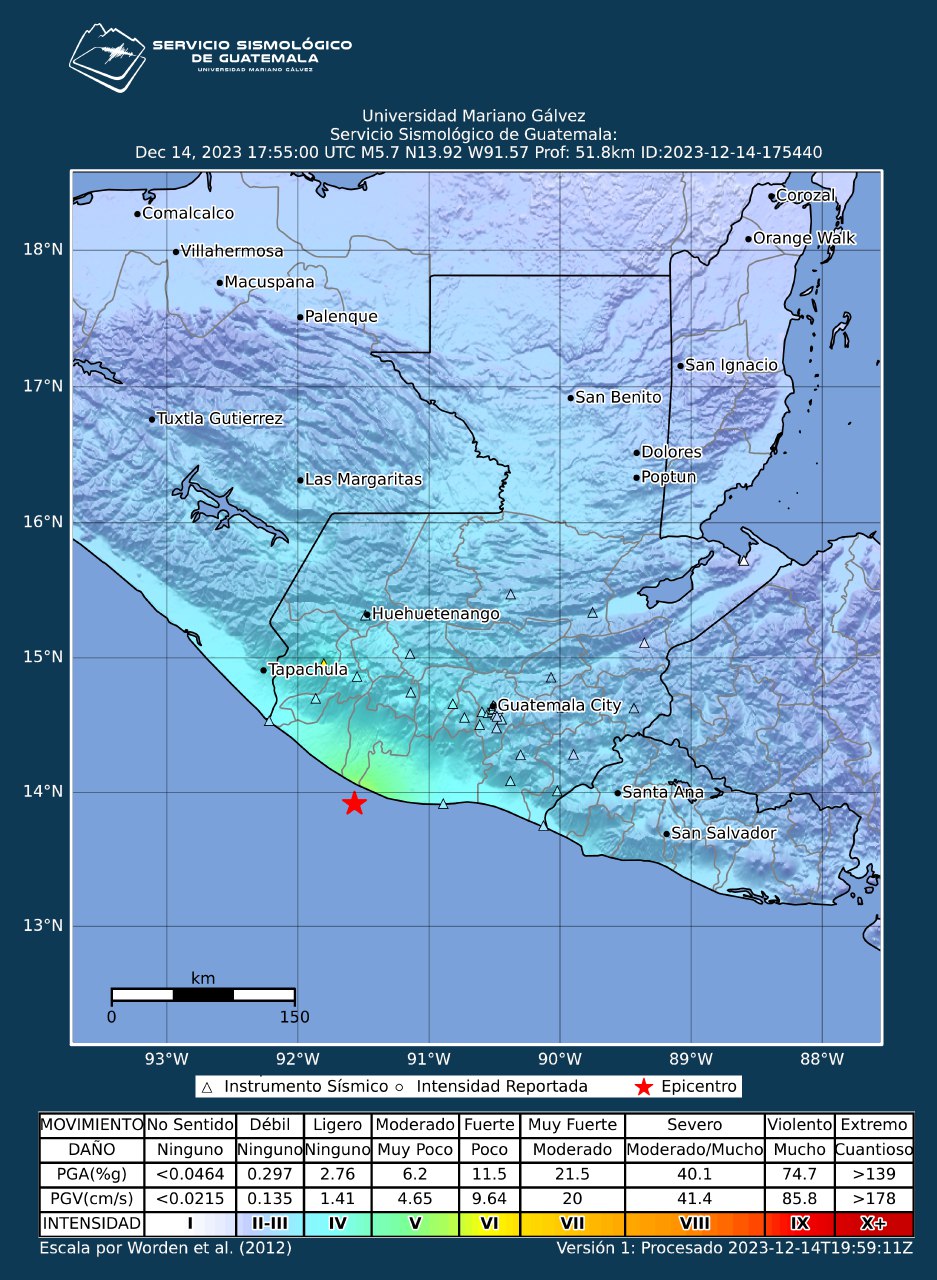 Temblor En Guatemala: ¿Qué Revela La Ubicación Del Sismo Más Fuerte Del ...