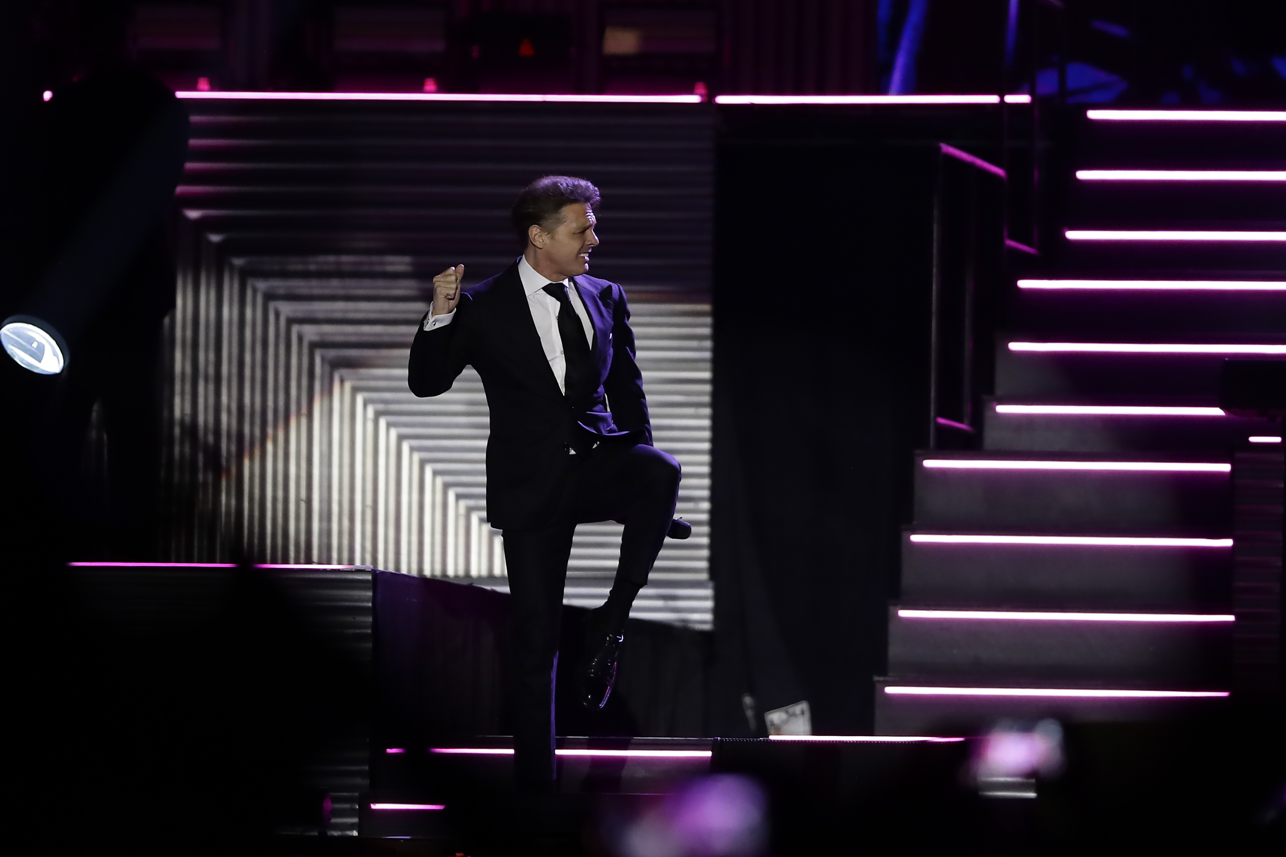  El cantante mexicano Luis Miguel durante su gira 2024.  (Foto Prensa Libre: EFE)