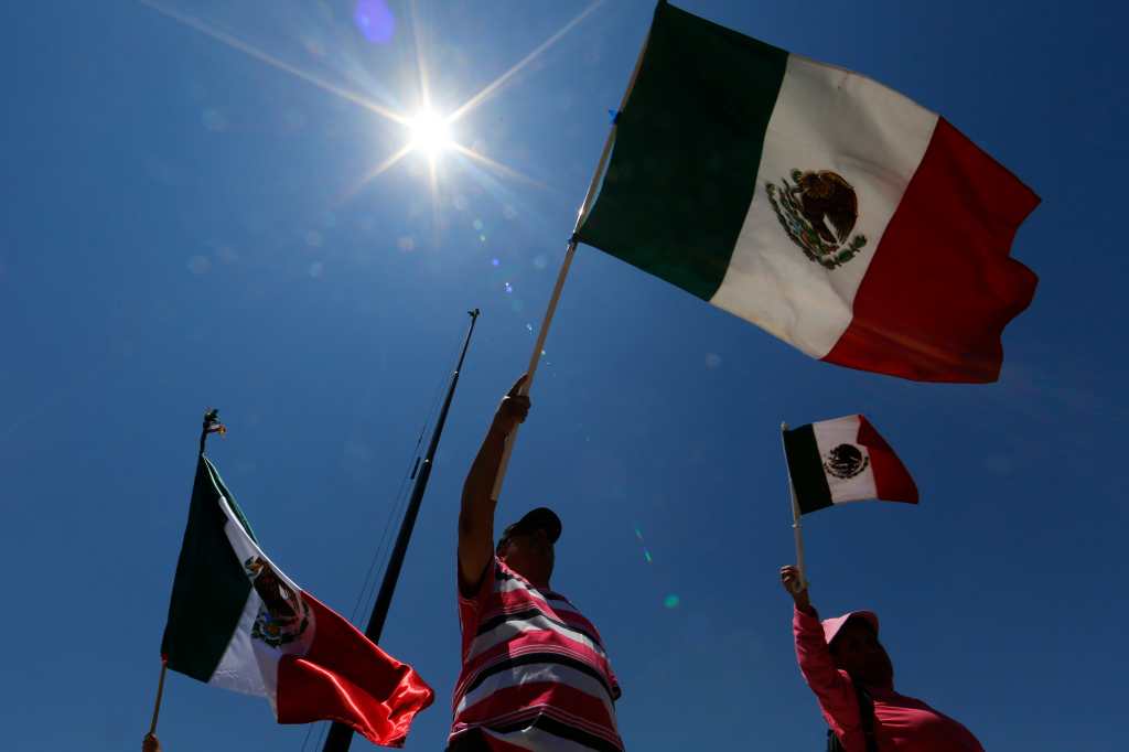 Simpatizantes durante un evento de campaña en Guadalajara, México, previo a las elecicones del 2 de junio de 2024.