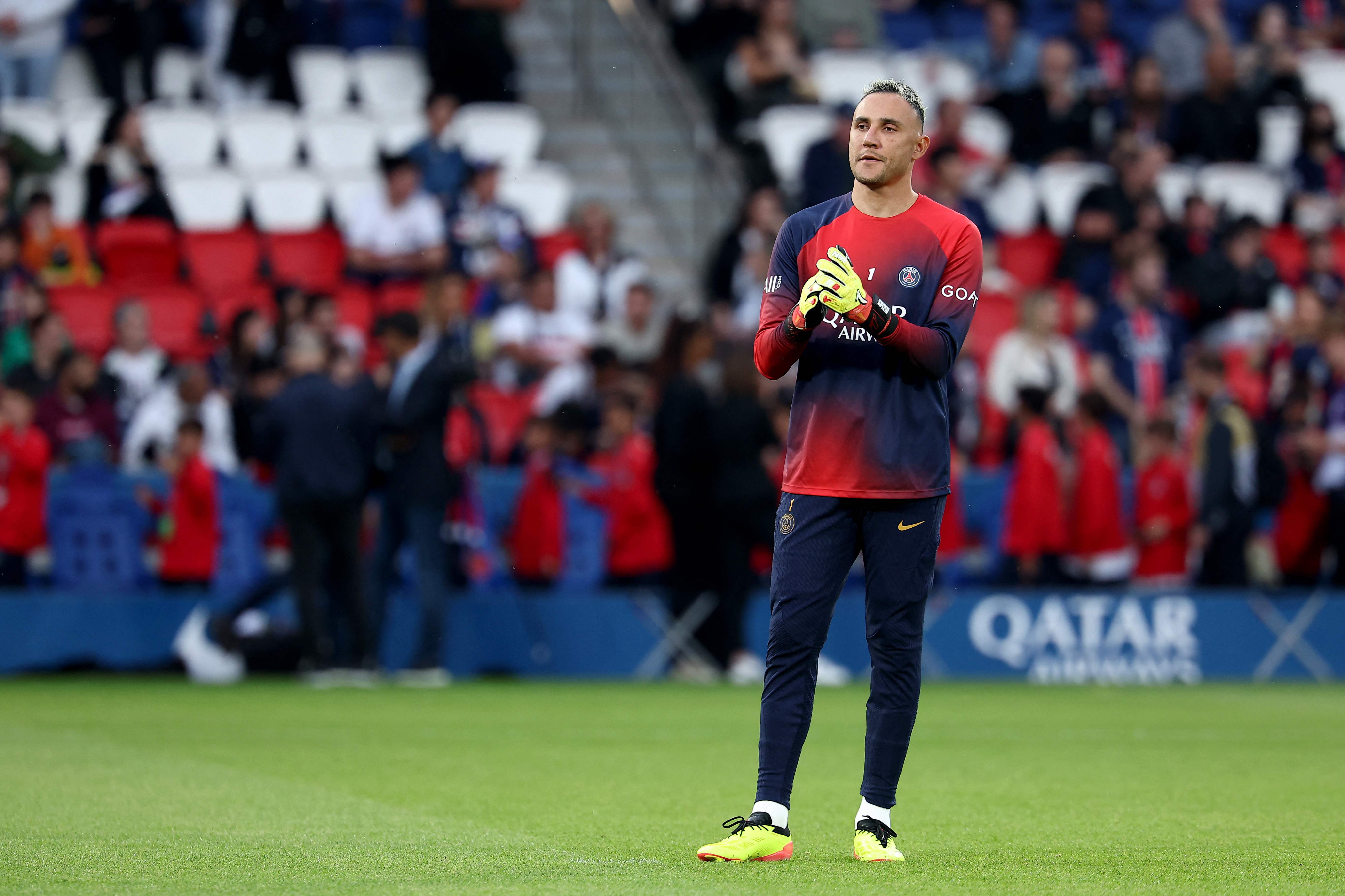 Keylor Navas, portero costarricense, jugará en Argentina en el equipo donde se formó Messi. (Foto Prensa Libre: AFP)