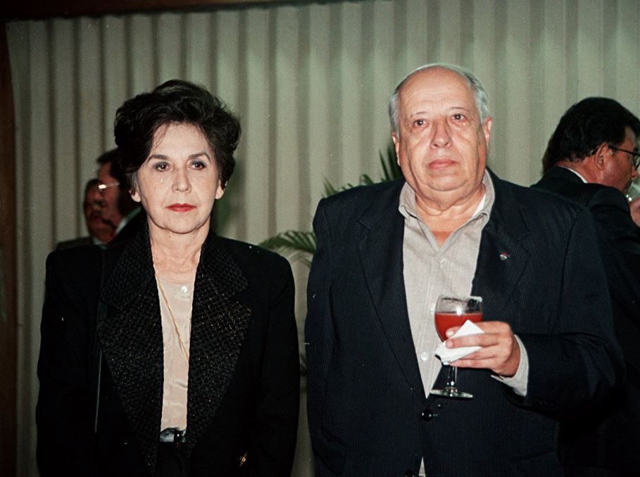 Irma de Luján junto a Luis Luján, quien falleció en 2005. 