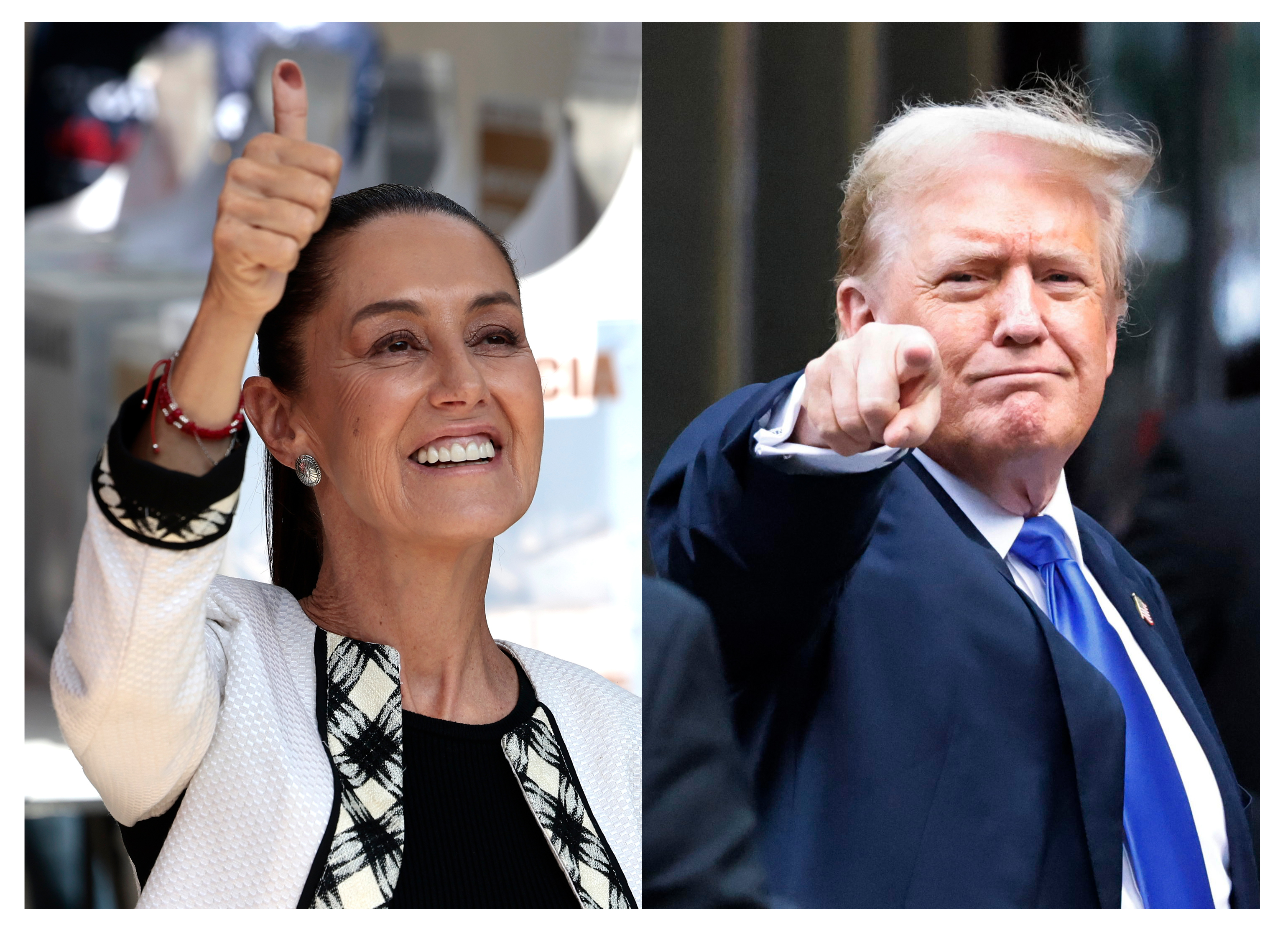 Claudia Sheinbaum arrasó en México, ¿le tocará lidiar con Trump?