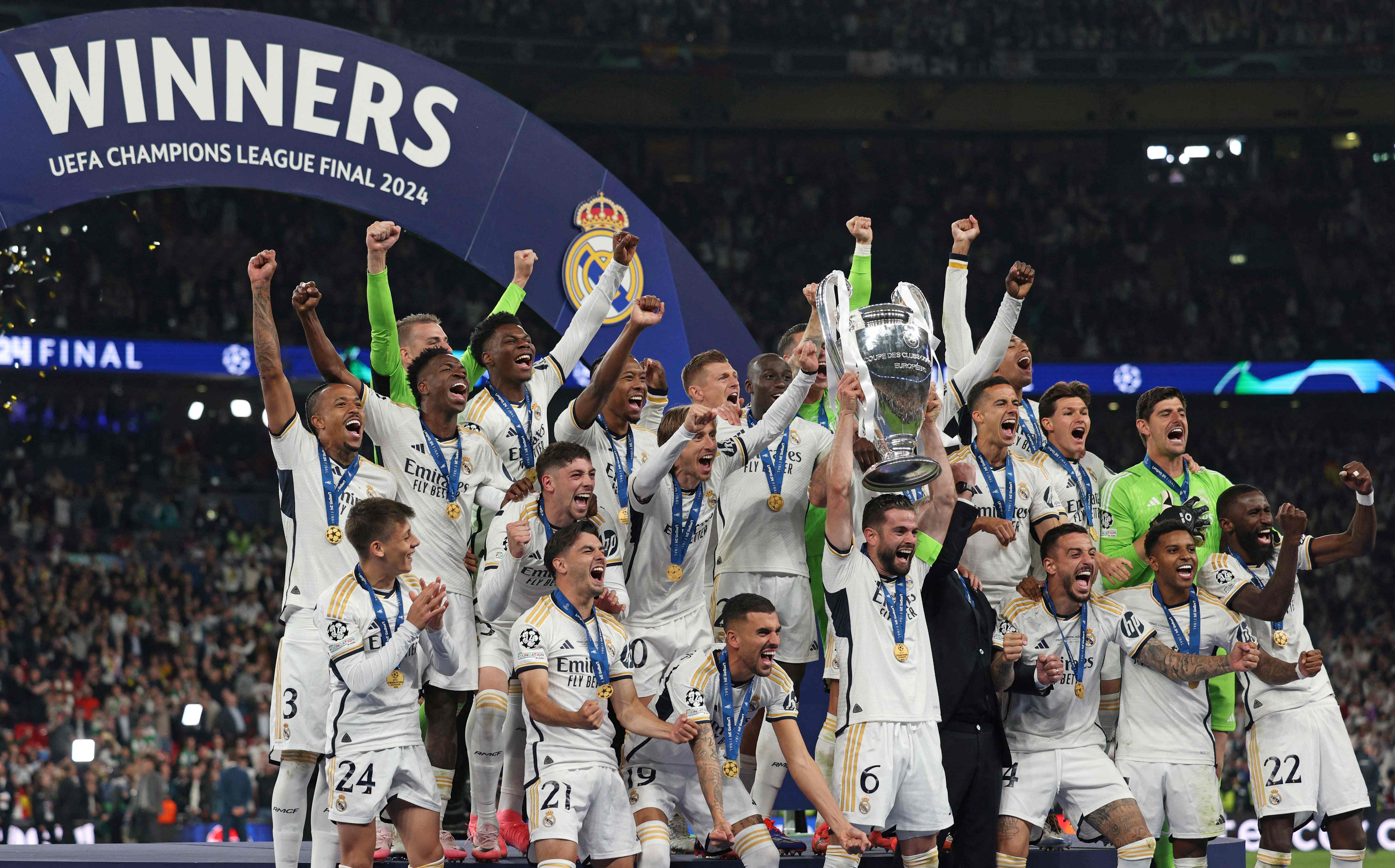 El vigente campeón de Europa es el Real Madrid.