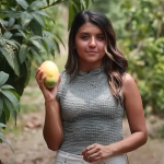 Los mangos de Retalhuleu tienen la ventaja de estar libres de moscas de la fruta, por lo que se pueden exportar a EE. UU. (Foto Prensa Libre: Captura de video)