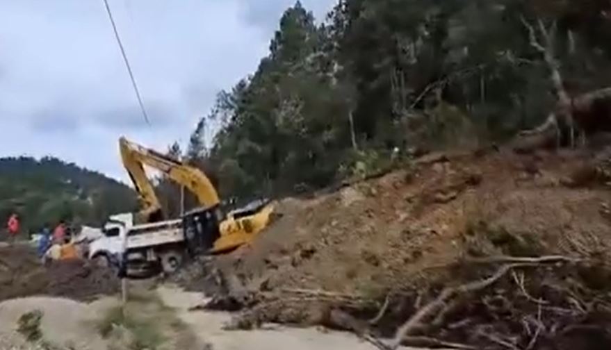 Derrumbe en Huehuetenango