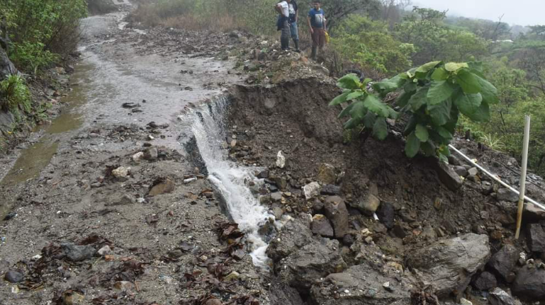 Las lluvias en Guatemala han producido derrumbes, inundaciones y hundimientos