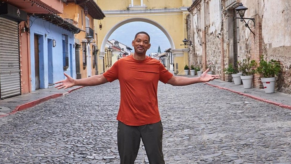 Will Smith, quien está por estrenar su nueva película, visitó Guatemala en 2022. (Foto Prensa Libre: Instagram)