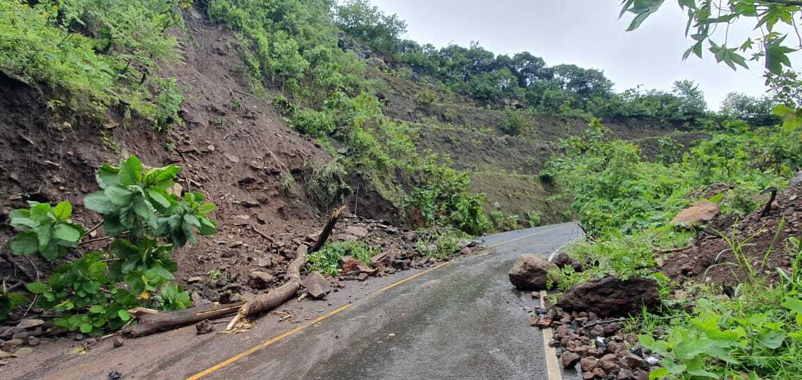 derrumbe kilómetro 44 Palín Escuintla