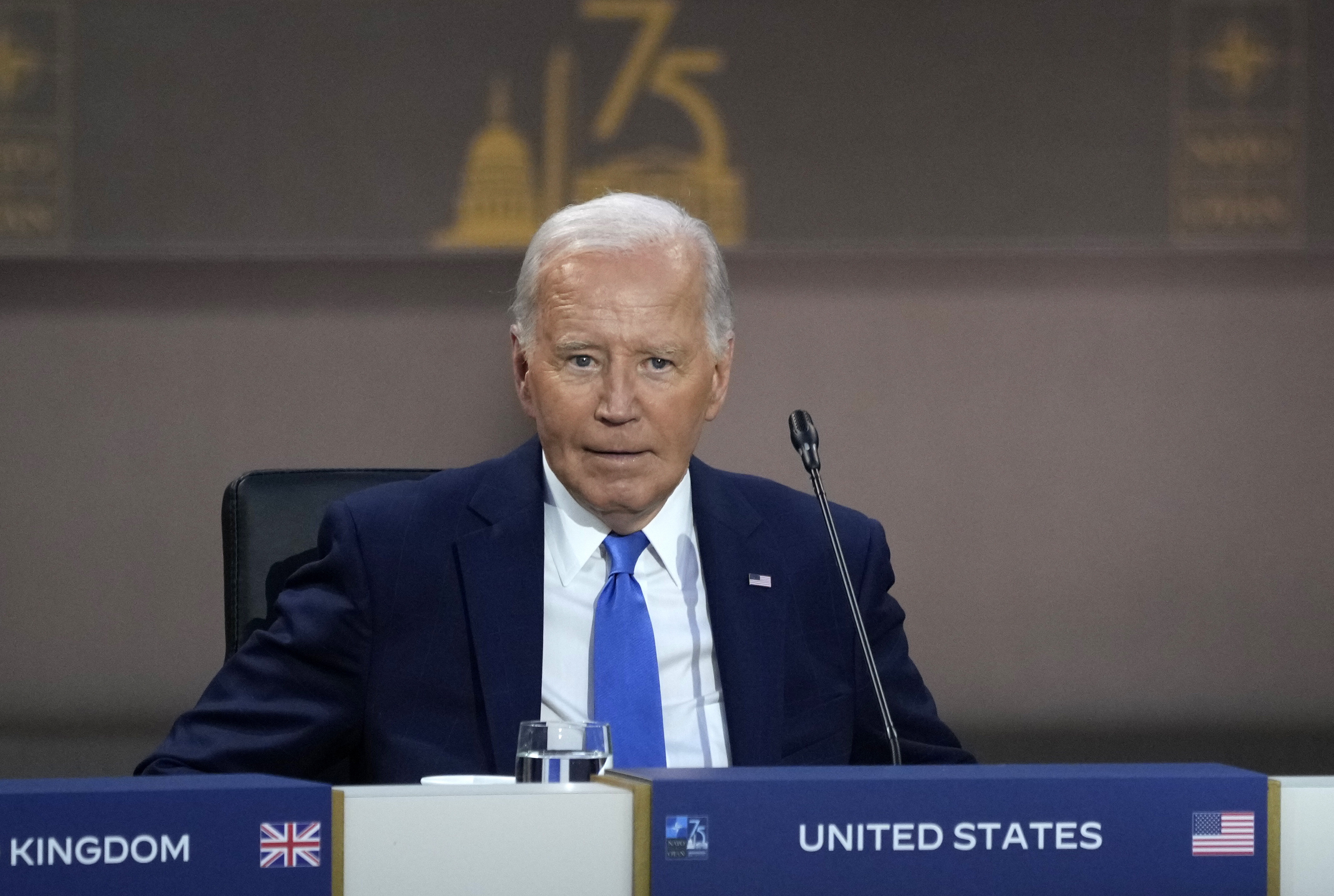 La Casa Blanca anuncia la primera rueda de prensa del presidente de Estados Unidos, Joe Biden, después del debate contra su contrincante electoral, Donald Trump. (Foto Prensa Libre: EFE/EPA/CHRIS KLEPONIS / POOL). 