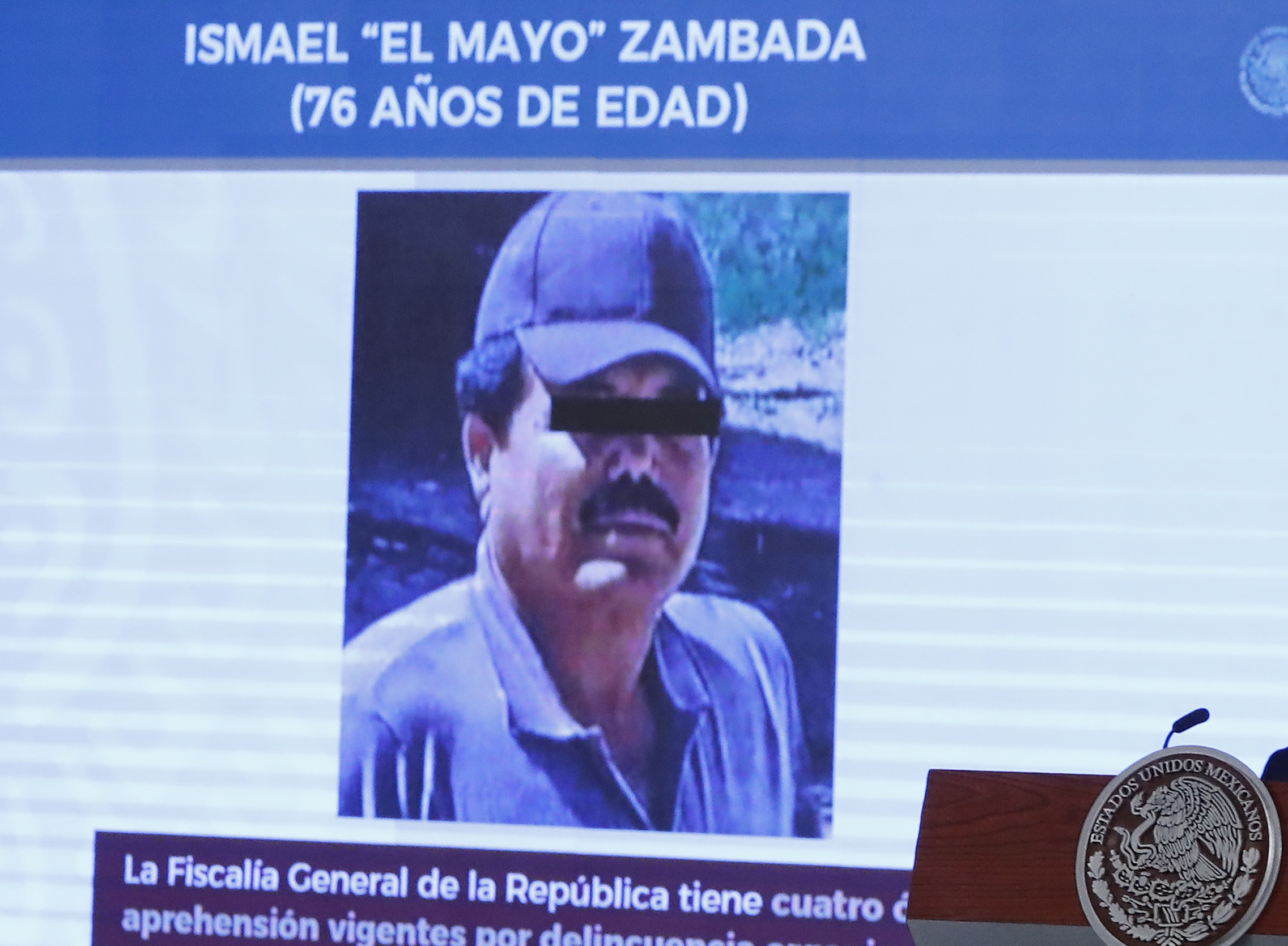 Ismael "El Mayo" Zambada, fundador del cartel de Sinaloa, se declaró inocente por los delitos de narcotráfico y lavado de dinero. (Foto Prensa Libre: EFE/ Mario Guzmán)