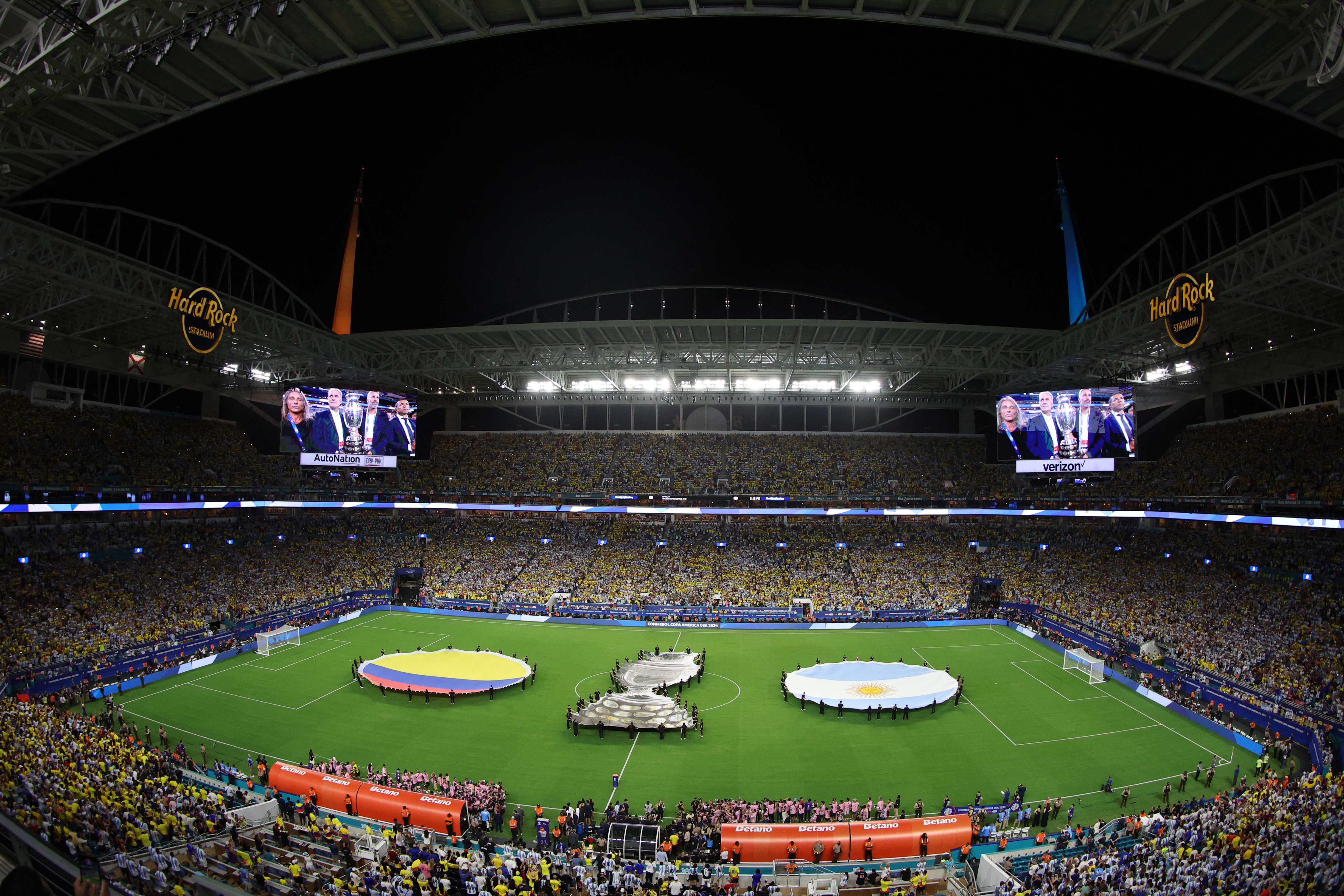 El Hard Rock Stadium de Miami fue el escenario de la gran final de la Copa América 2024.