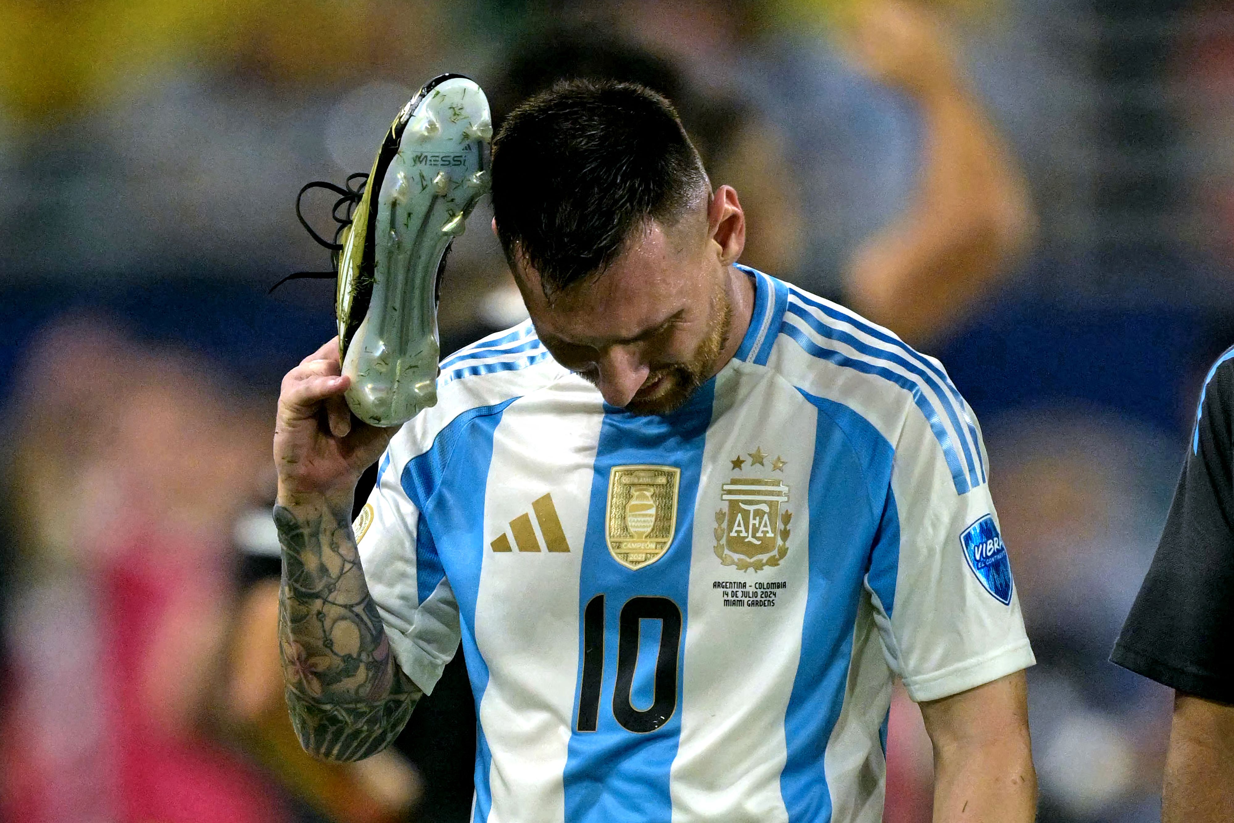 Leo Messi Argentina Colombia Copa América 2024