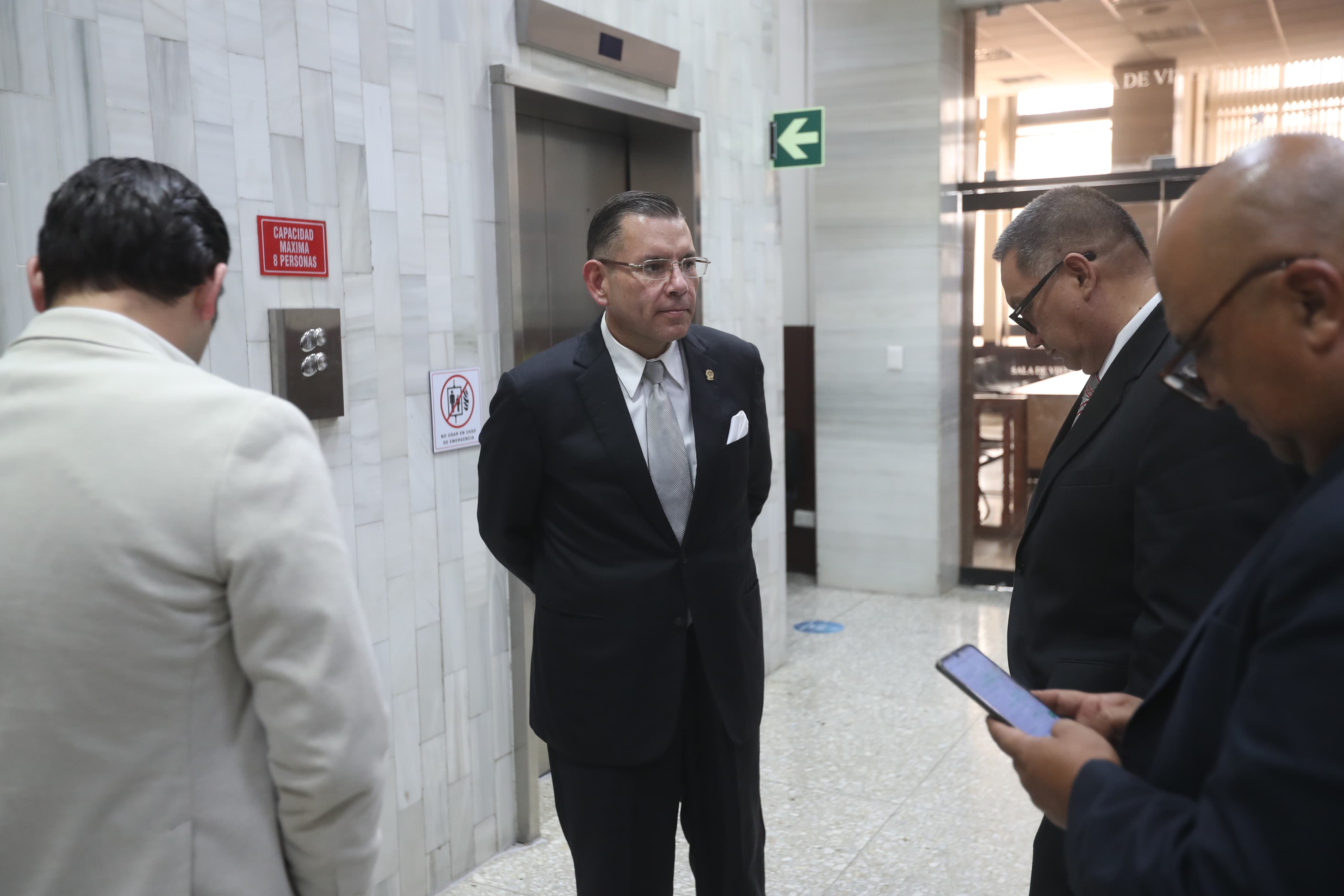Manuel Baldizón asiste a Torre de Tribunales para comparecer por casos en su contra. (Foto de referencia. HemerotecaPL / Érick Ávila)