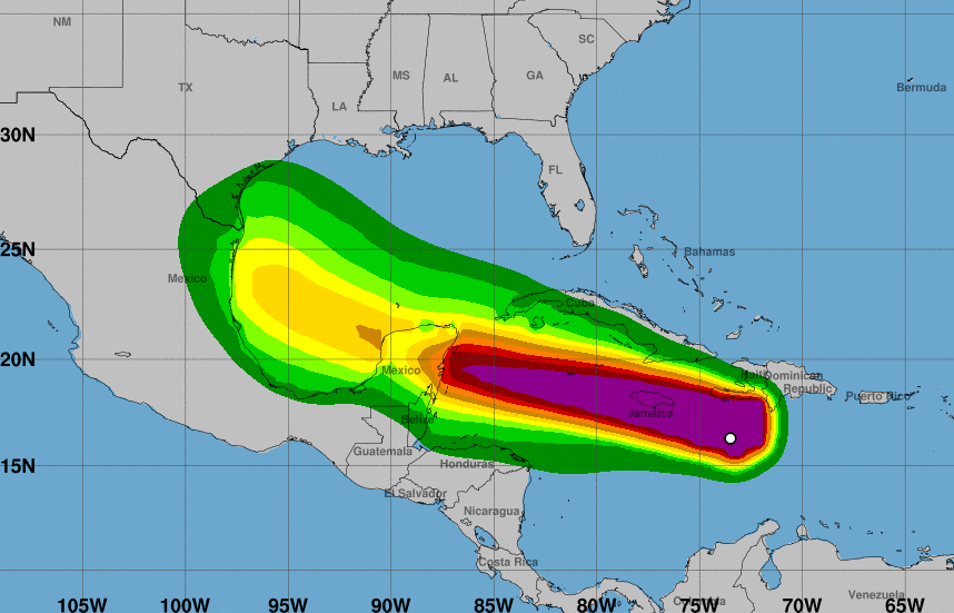 El huracán Beryl podría llegar a Estados Unidos