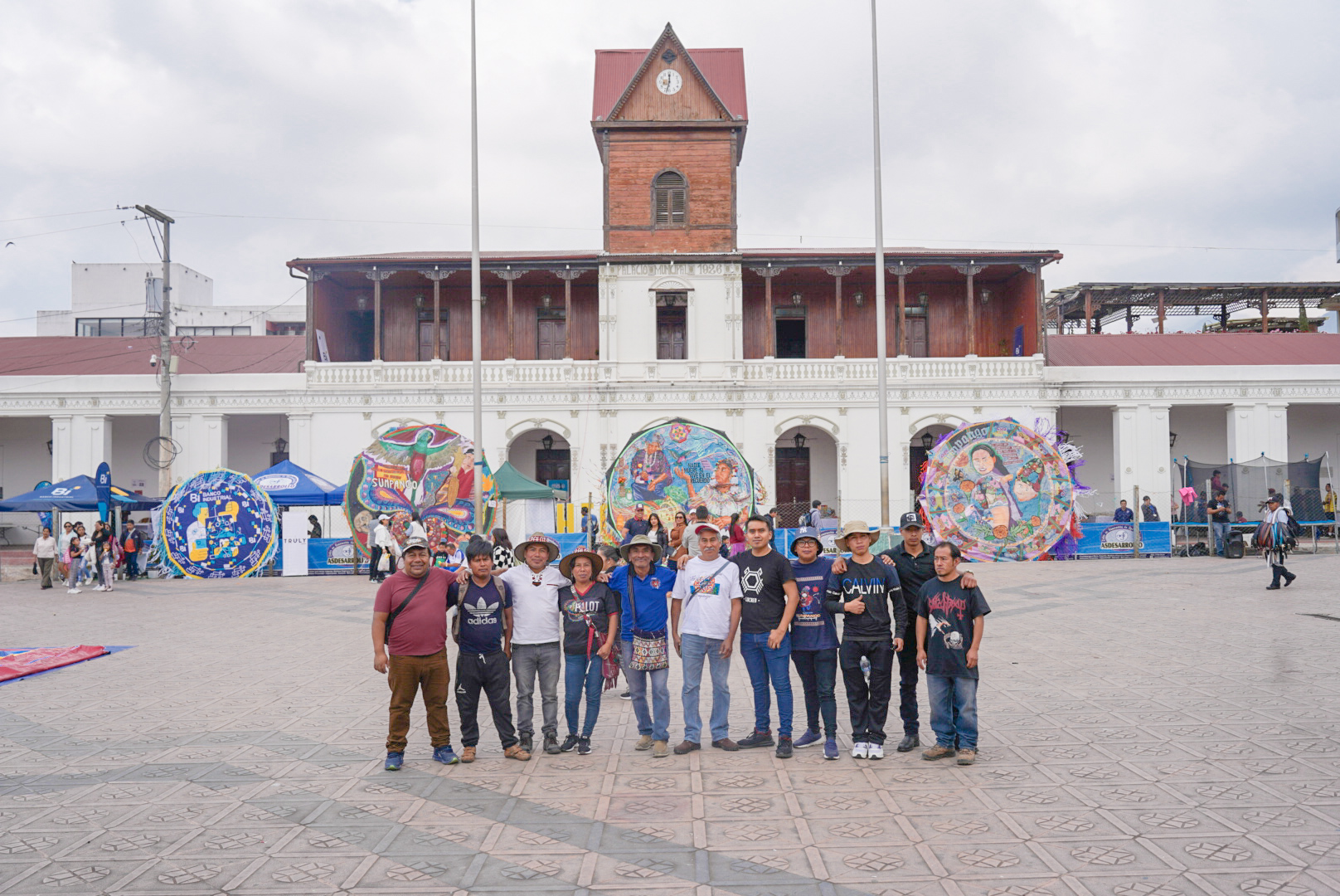 Participantes del más reciente Festival Tu’jil, que se lleva a cabo en San Pedro Sacatepéquez, San Marcos. (Foto Prensa Libre: Cortesía Edvin Dardón)