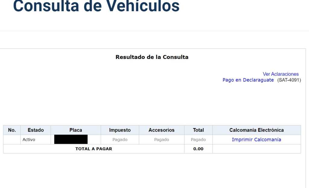 Después de pagar el impuesto de circulación de vehículos, ingrese al portal SAT e imprima la tarjeta de circulación 2024.