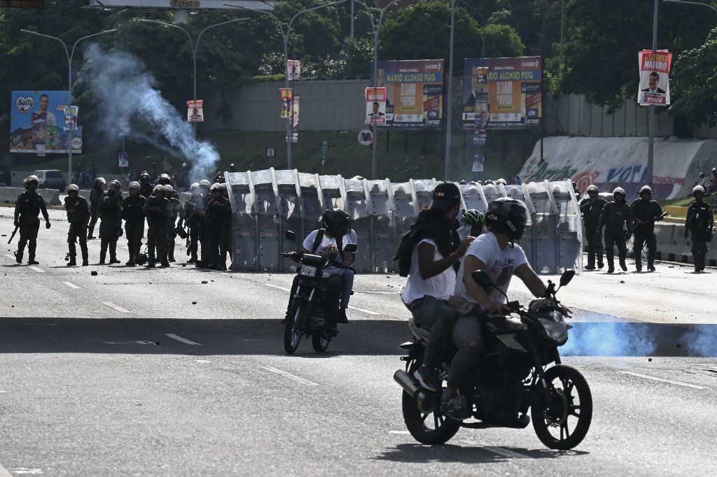 Disturbios en Venezuela tras protestas por la reelección de Nicolás Maduro'