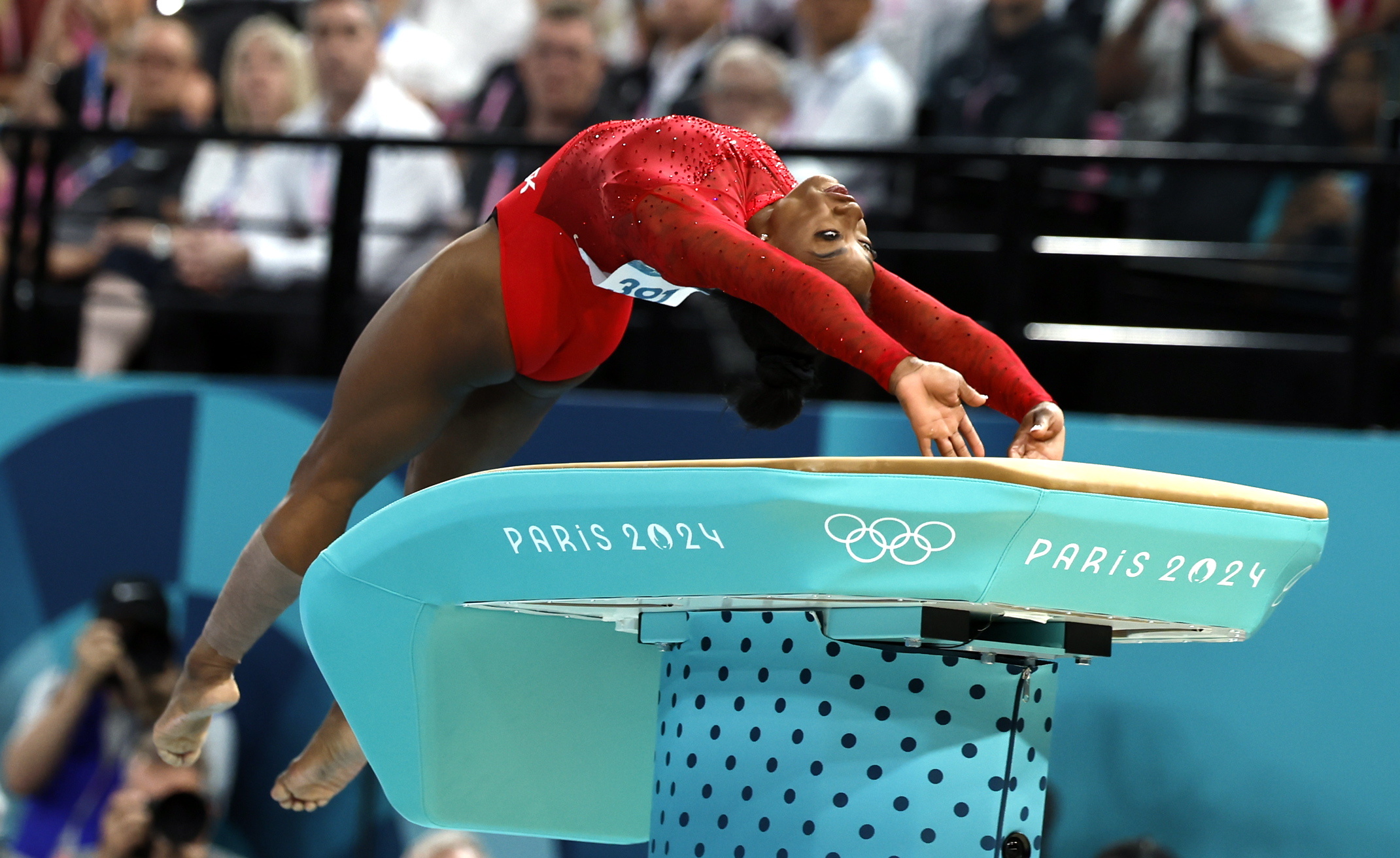 Simone Biles, de Estados Unidos, sigue haciendo historia en el deporte olímpico y llega a siete oros en su carrera. (Foto Prensa Libe: EFE),