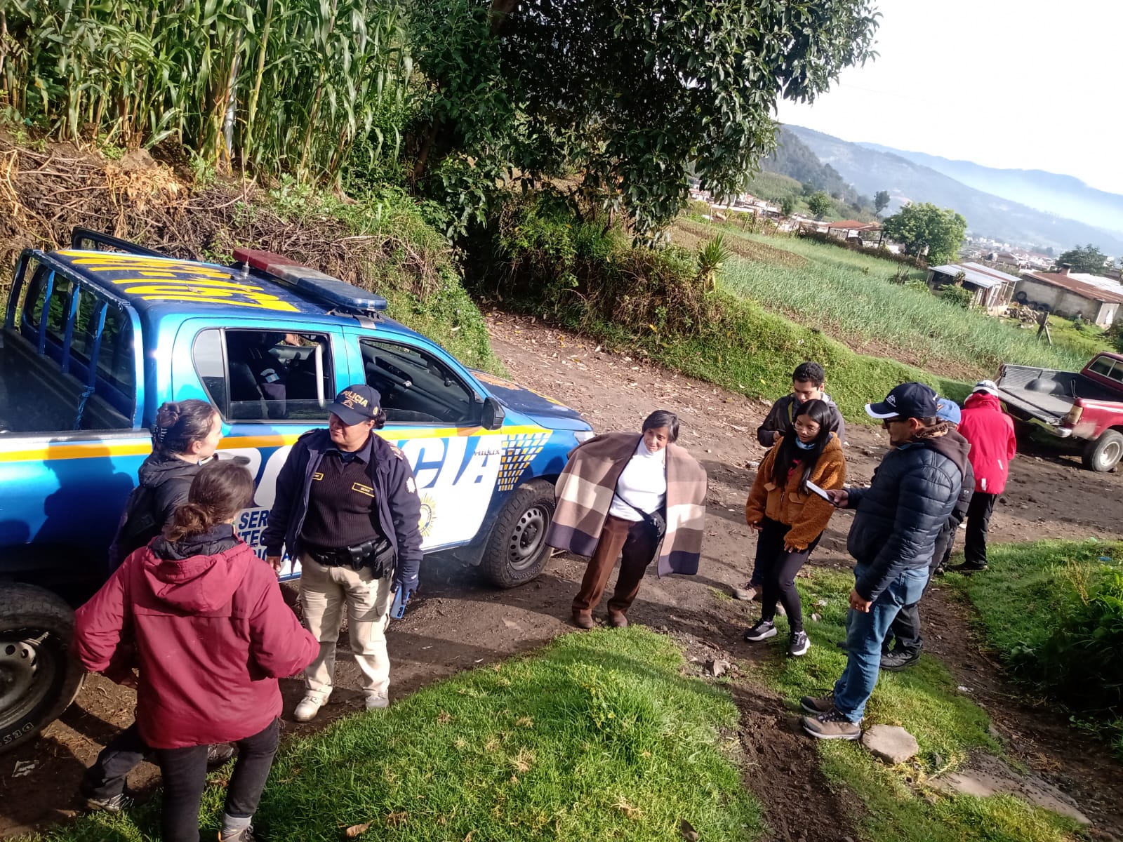 Localizan a dos mujeres españolas en las faldas del volcán Santa María.