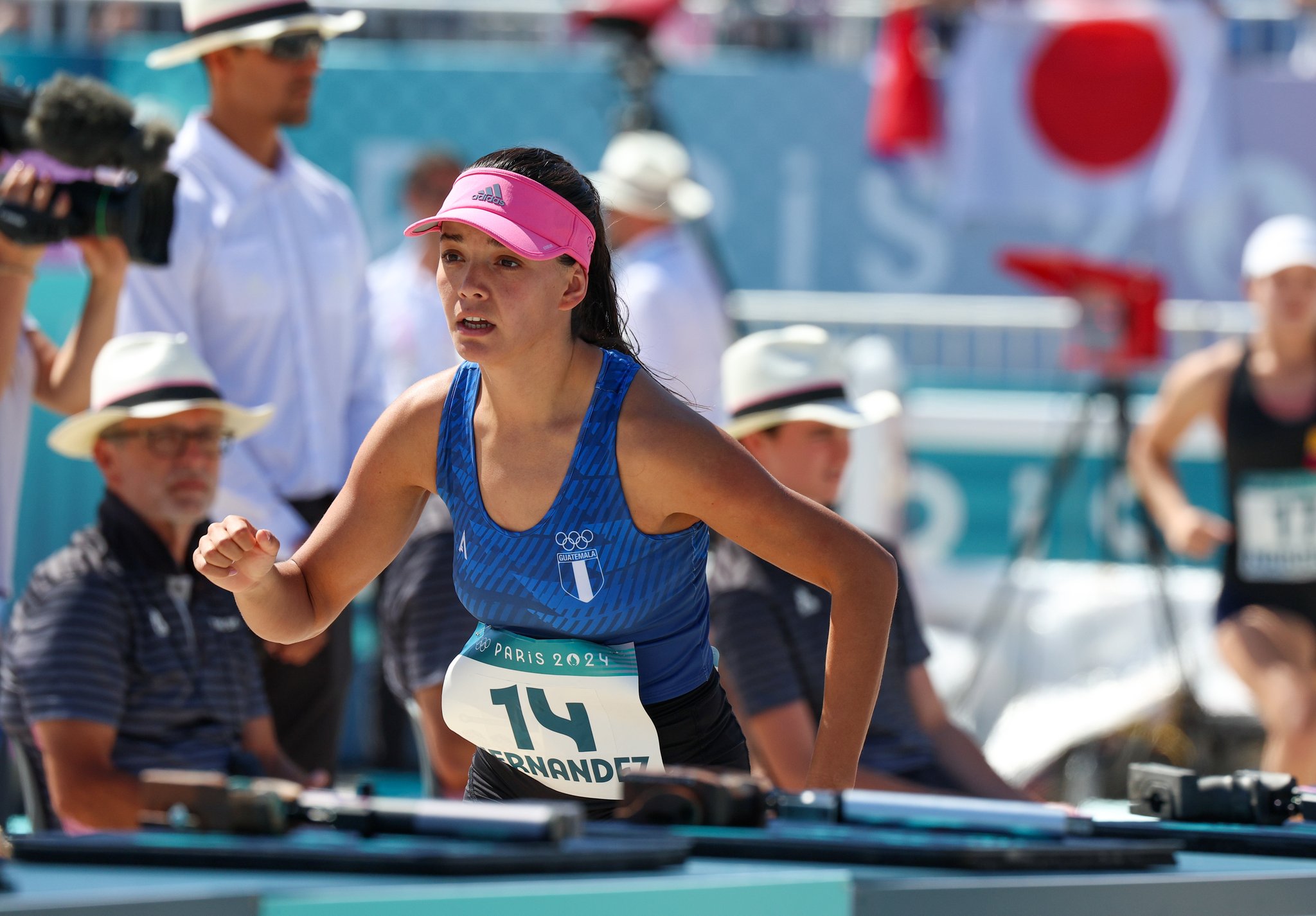 Sophia Hernández in modern pentathlon bids farewell to Guatemala at the 2024 Olympic Games