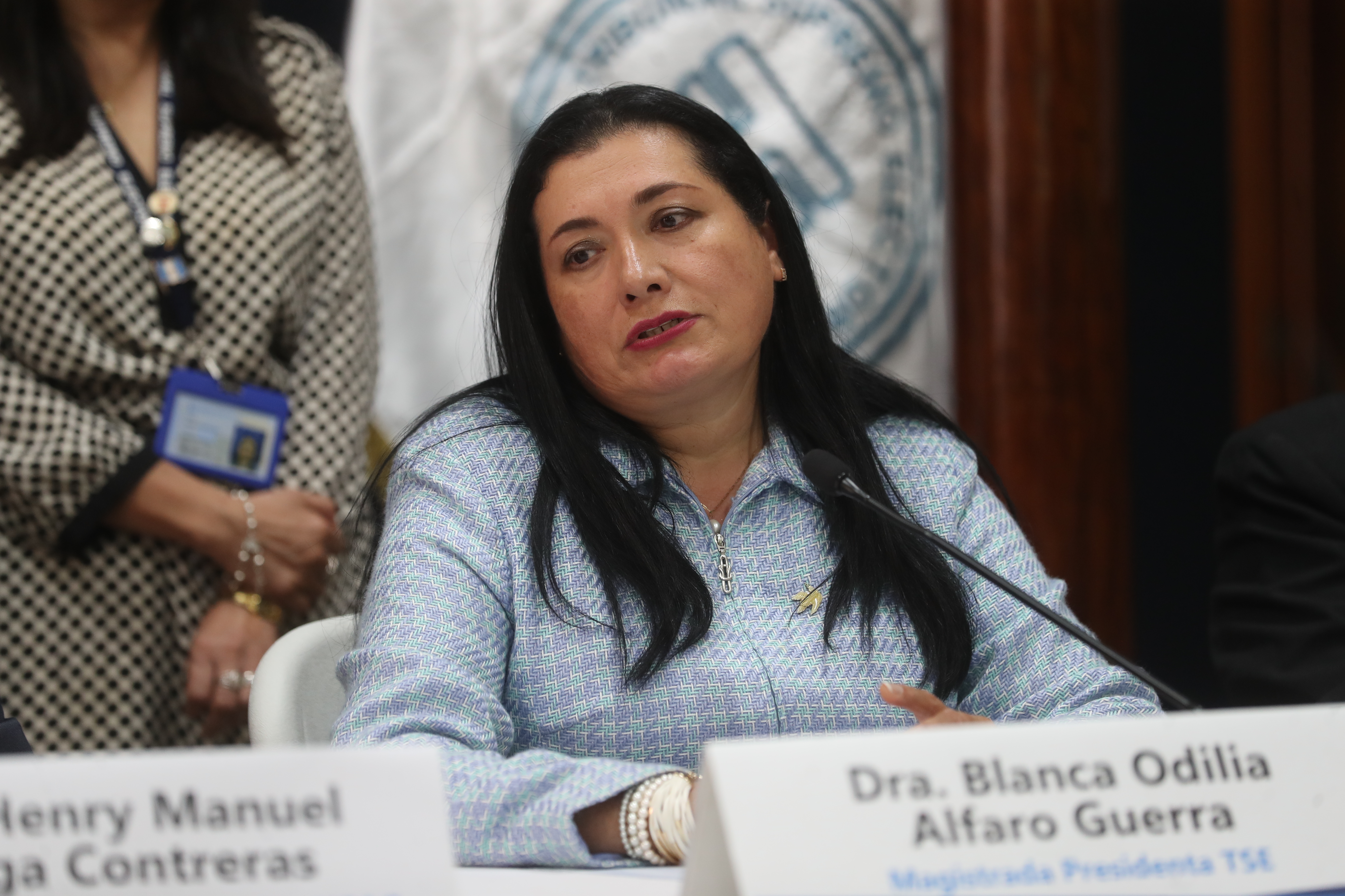 Blanca Alfaro, presidenta del TSE (Foto Prensa Libre: Ãrick Ãvila)