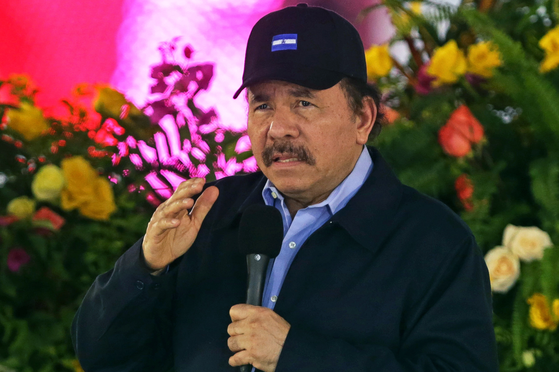 El gobierno de Daniel Ortega en Nicaragua ha encarcelado a opositores políticos por diversas justificaciones. (Foto Prensa Libre: EFE/ Jorge Torres)