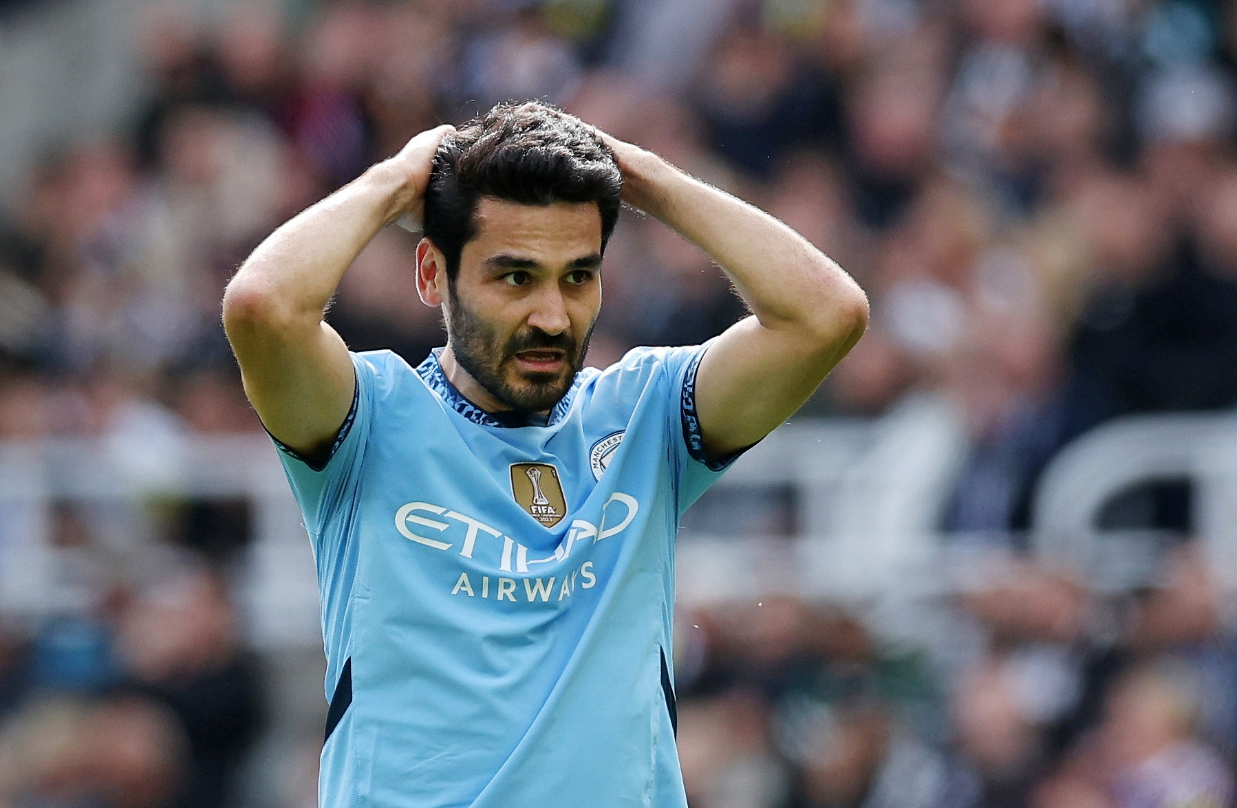 Ilkay Gundogan lamenta el empate del Manchester City en la Premier League