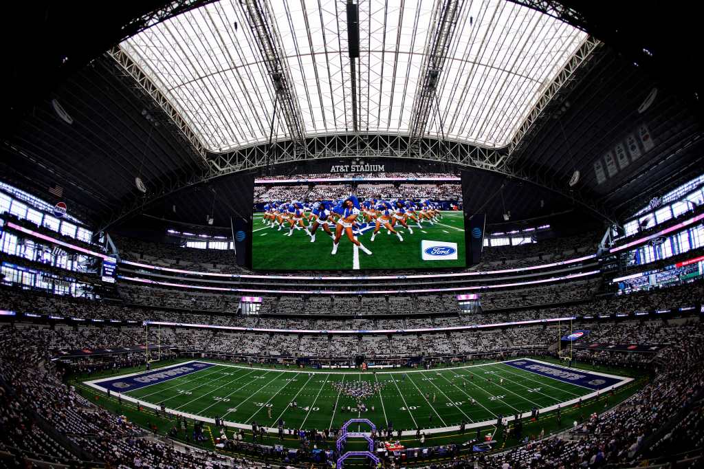 Vista general del AT&T Stadium, una de las sedes de la Copa Oro 2025 y del Mundial 2026. 