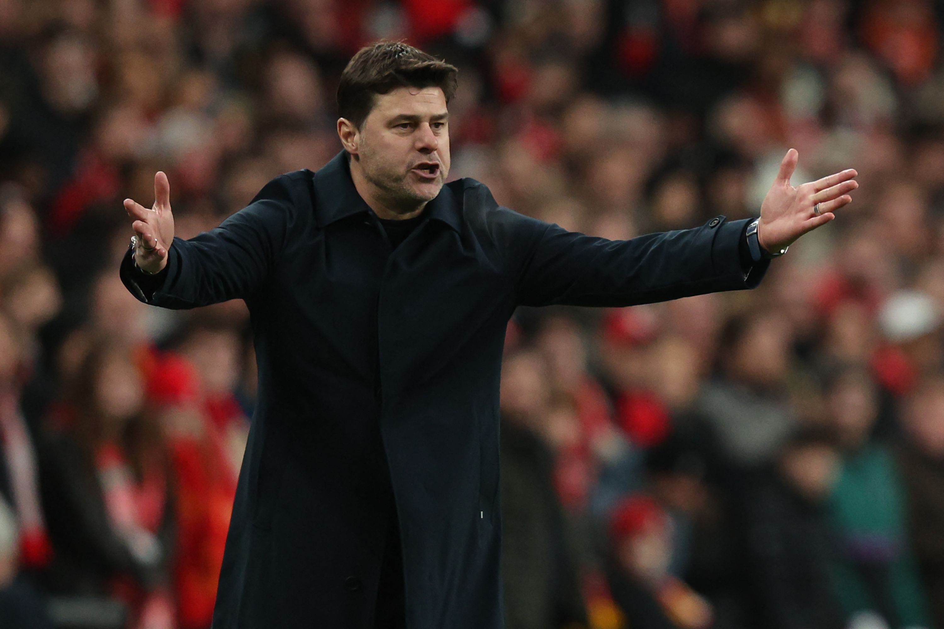 Foto de archivo del entrenador Mauricio Pochettino, quien ha sido nombrado el 10 de septiembre de 2024 como nuevo entrenador de la selecciÃ³n de futbol de Estados Unidos. (Foto Prensa Libre: AFP)