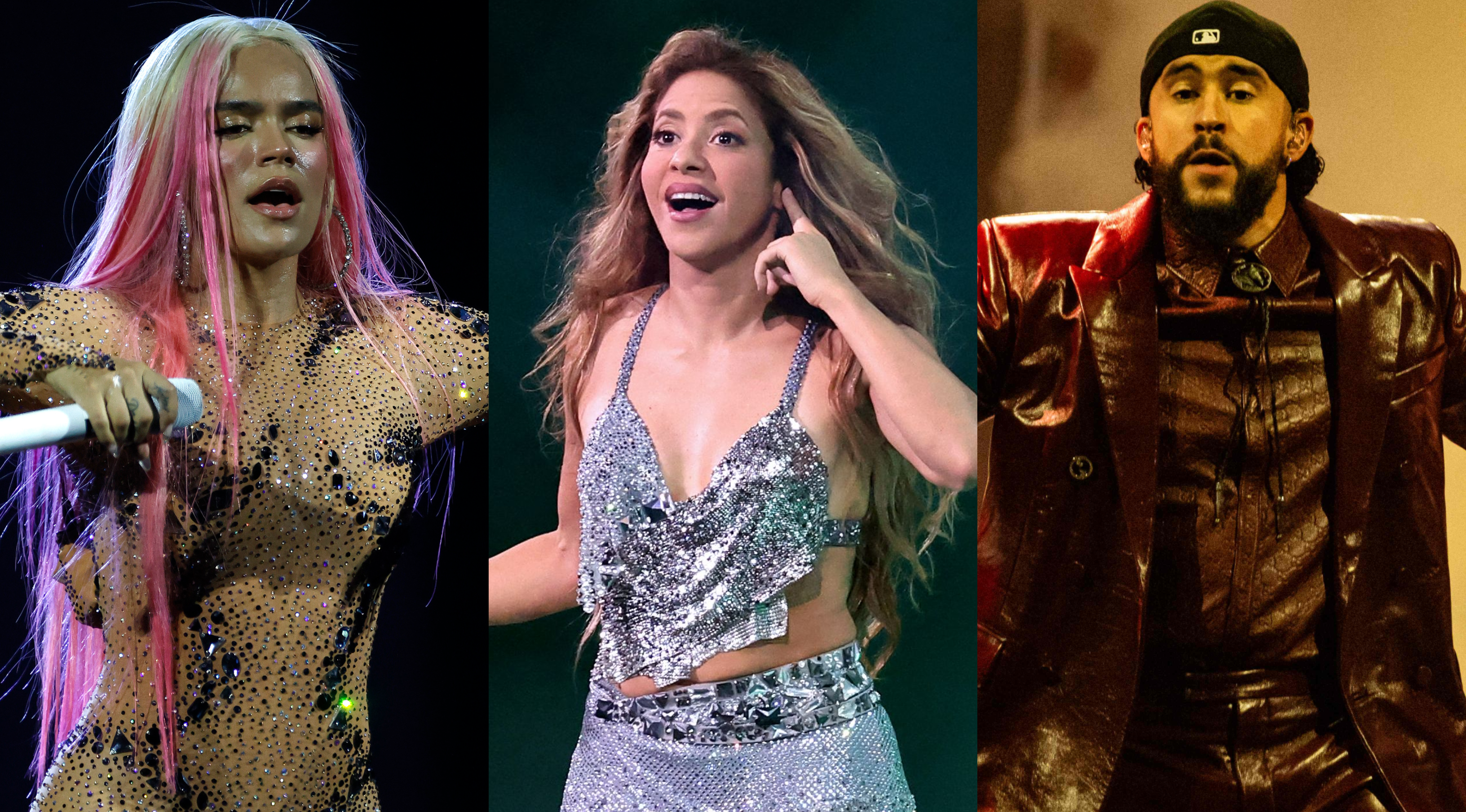 Karol G, Shakira y Bad Bunny lideran las nominaciones en los Latin Grammy 2024.