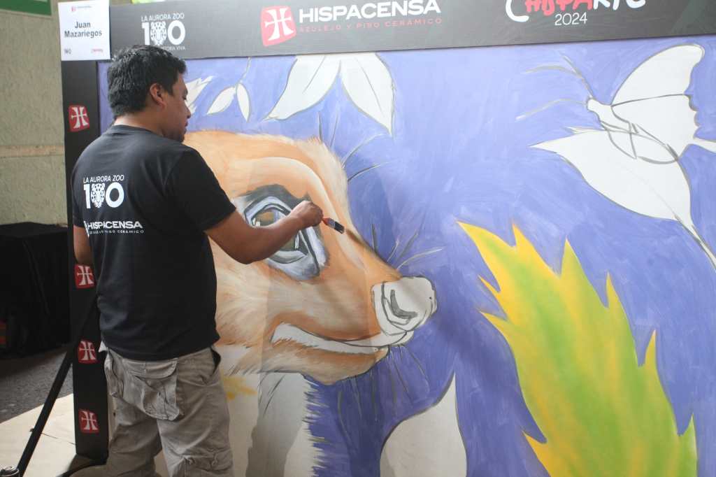 Fase final del concurso de murales del zoológico La Aurora