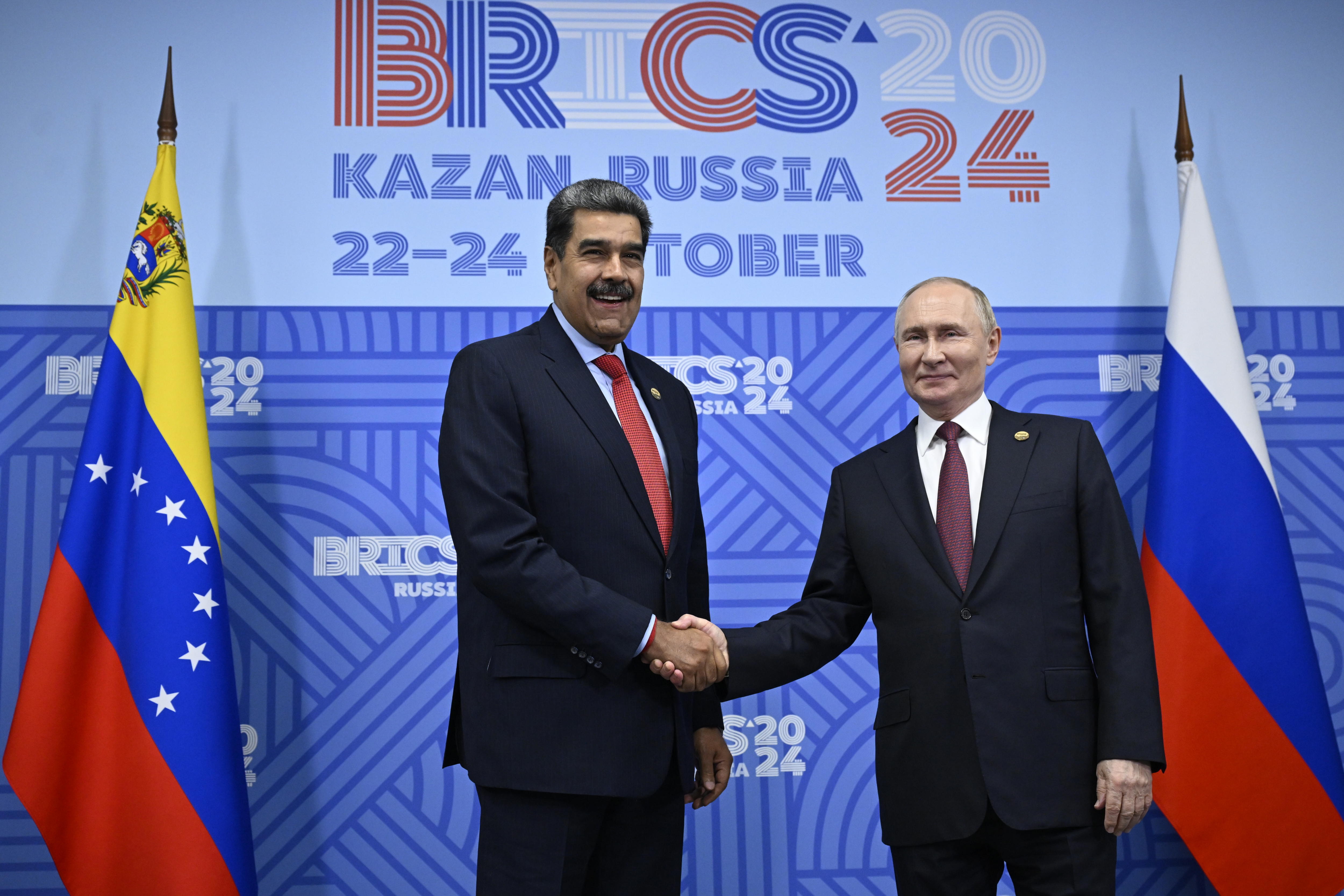 Maduro y Putin en los Brics.