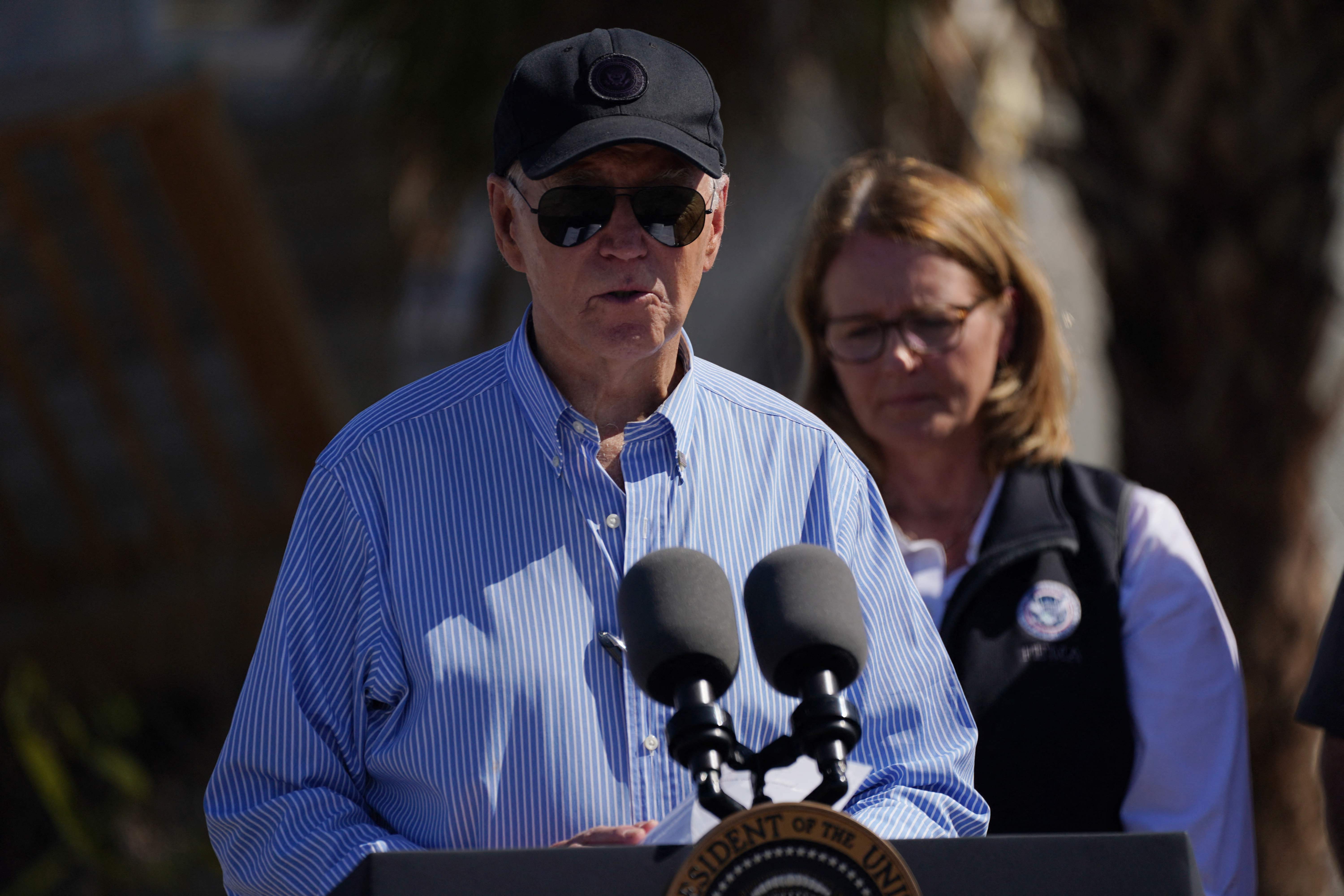 El presidente de los Estados Unidos, Joe Biden, dio la orden de hacer frente al ataque de misiles. Fotografía: Bonnie Cash/AFP.