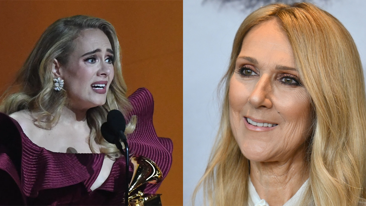 Adele y Céline Dion protagonizan emotivo encuentro durante concierto en Las Vegas