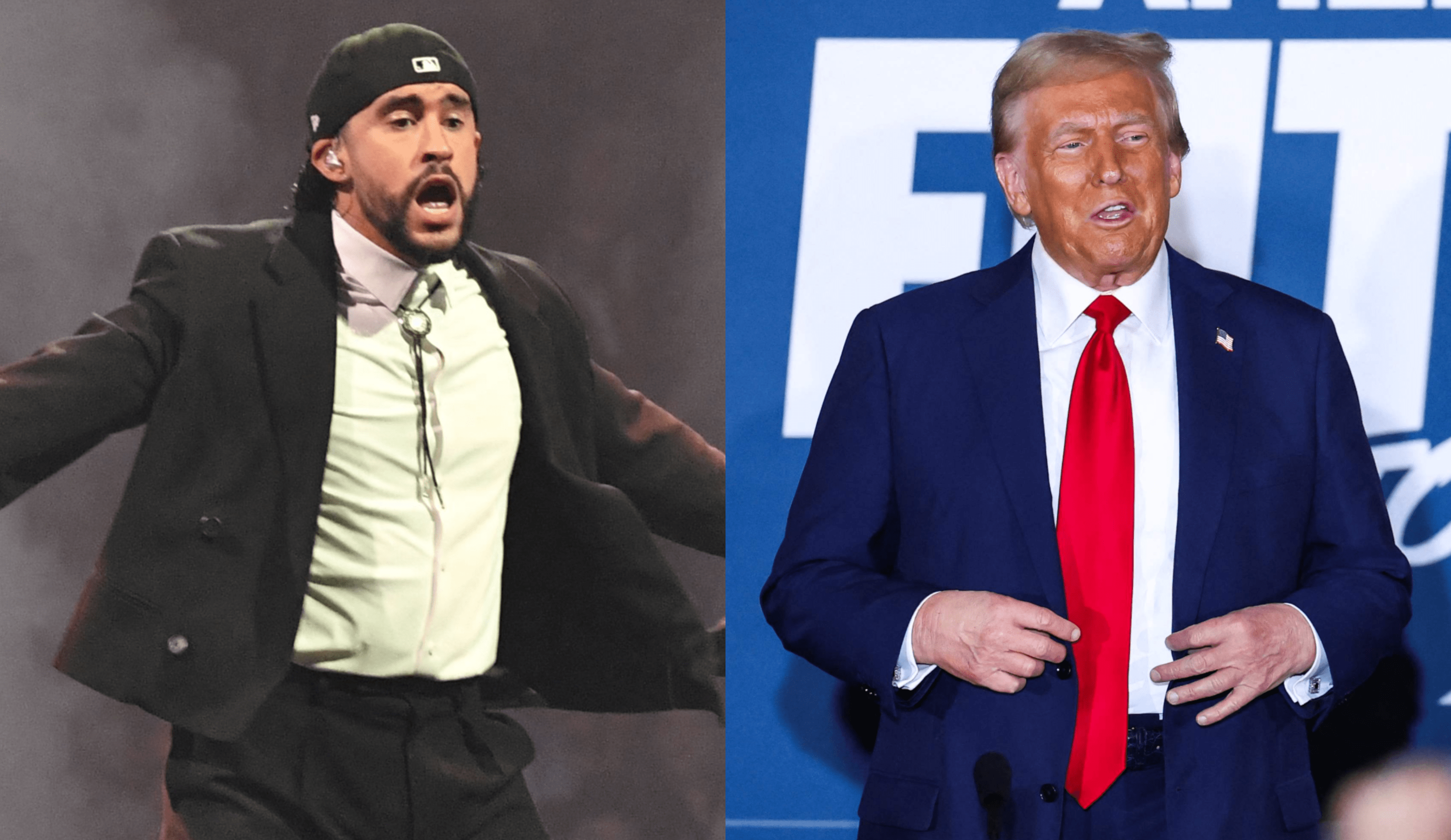 Bad Bunny contestó a los insultos racistas por parte de un comediante en un mitin de Donald Trump en Nueva York.