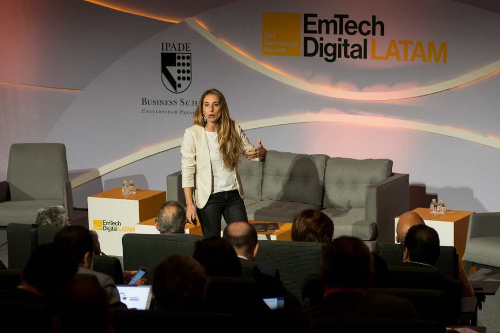 Presentación de EmTech de edición Latinoamérica (Foto, cortesía EmTech)