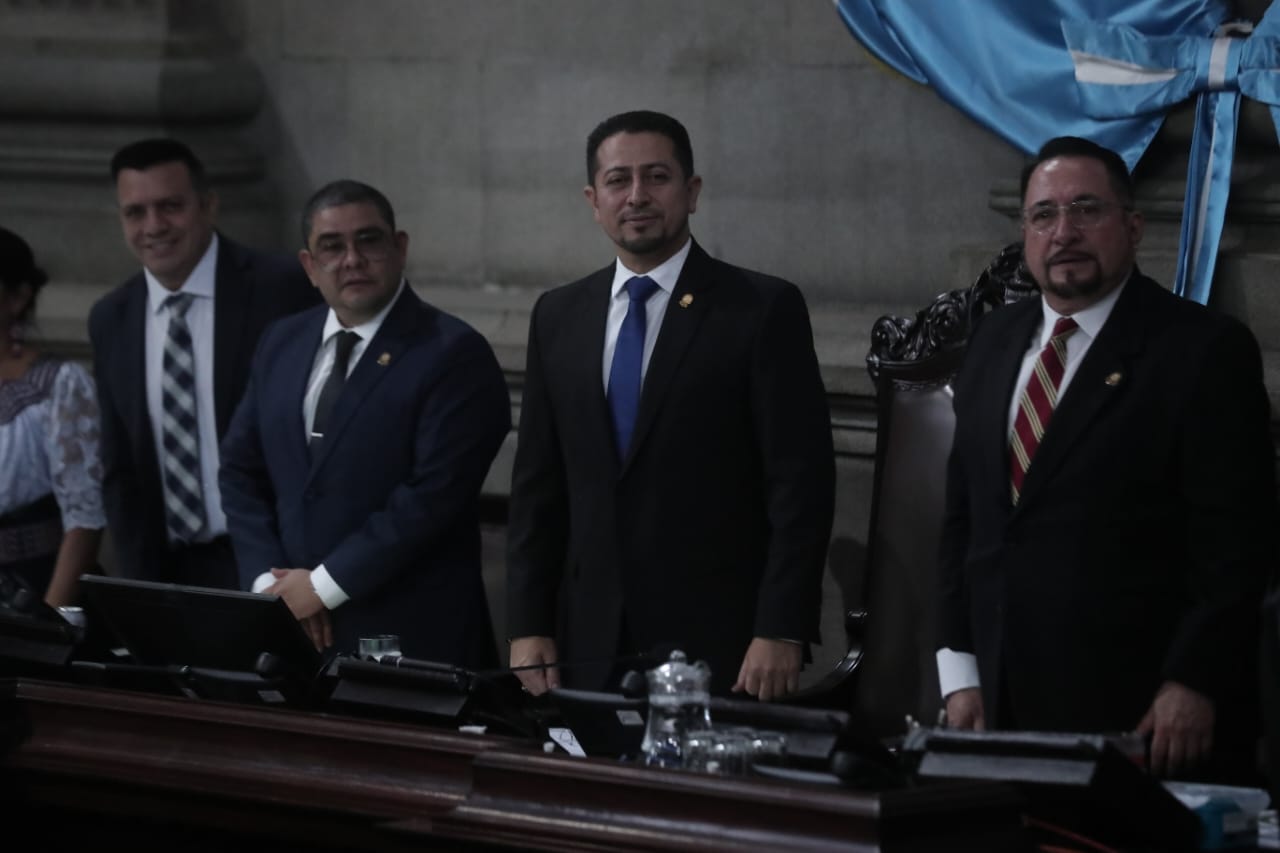 Nery Ramos fue electo presidente de la Junta Directiva del Legislativo para el periodo 2025-2026. (Foto Prensa Libre: Juan Diego González)