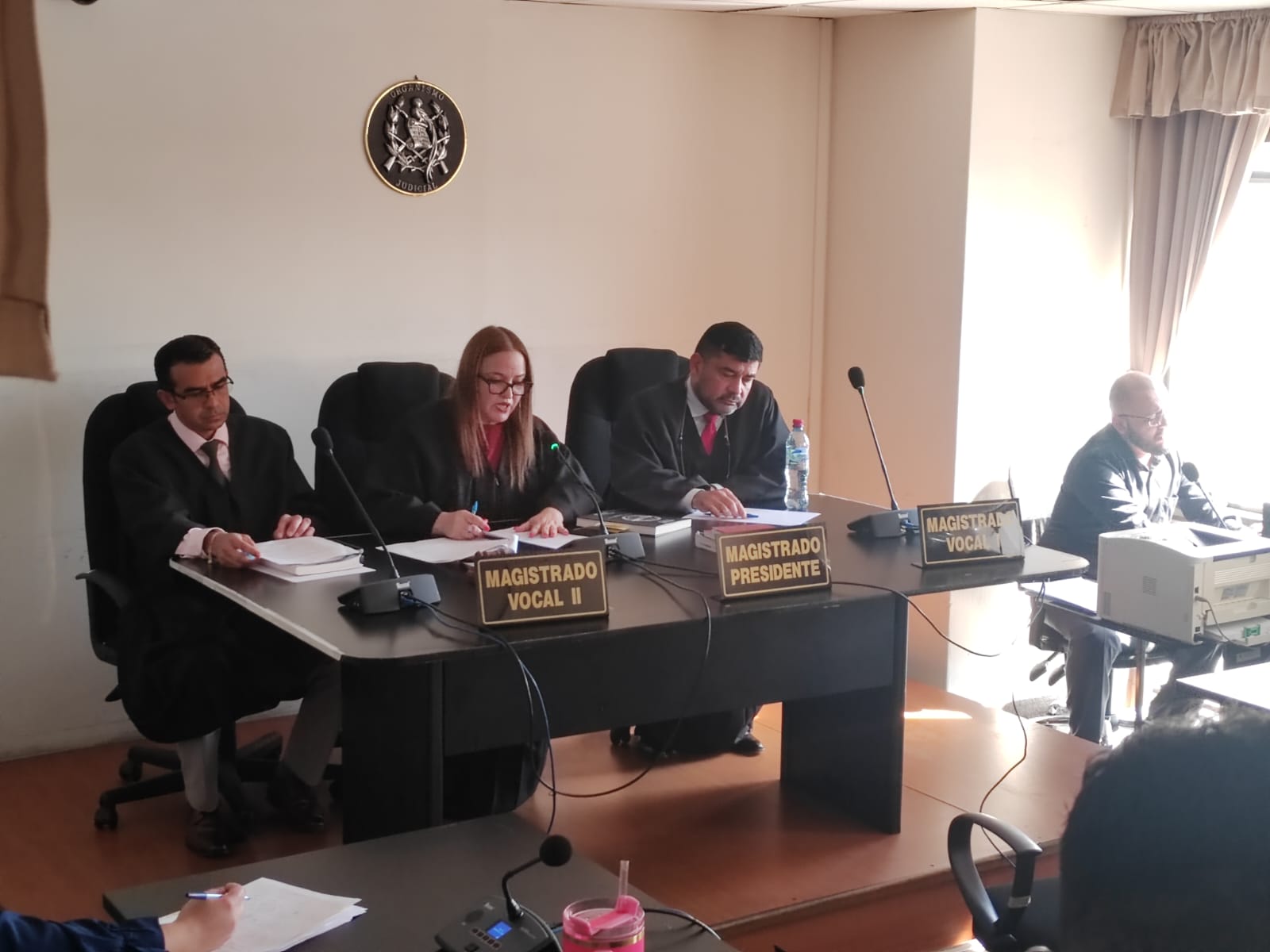 La Sala Primera de la Corte de Apelaciones da con lugar recusación contra Tribunal de Mayor Riesgo A y resuelve que el juicio contra Benedicto Lucas García sea conocido por el Tribunal de Mayor Riesgo B. (Foto Prensa Libre: Emilio Chang)