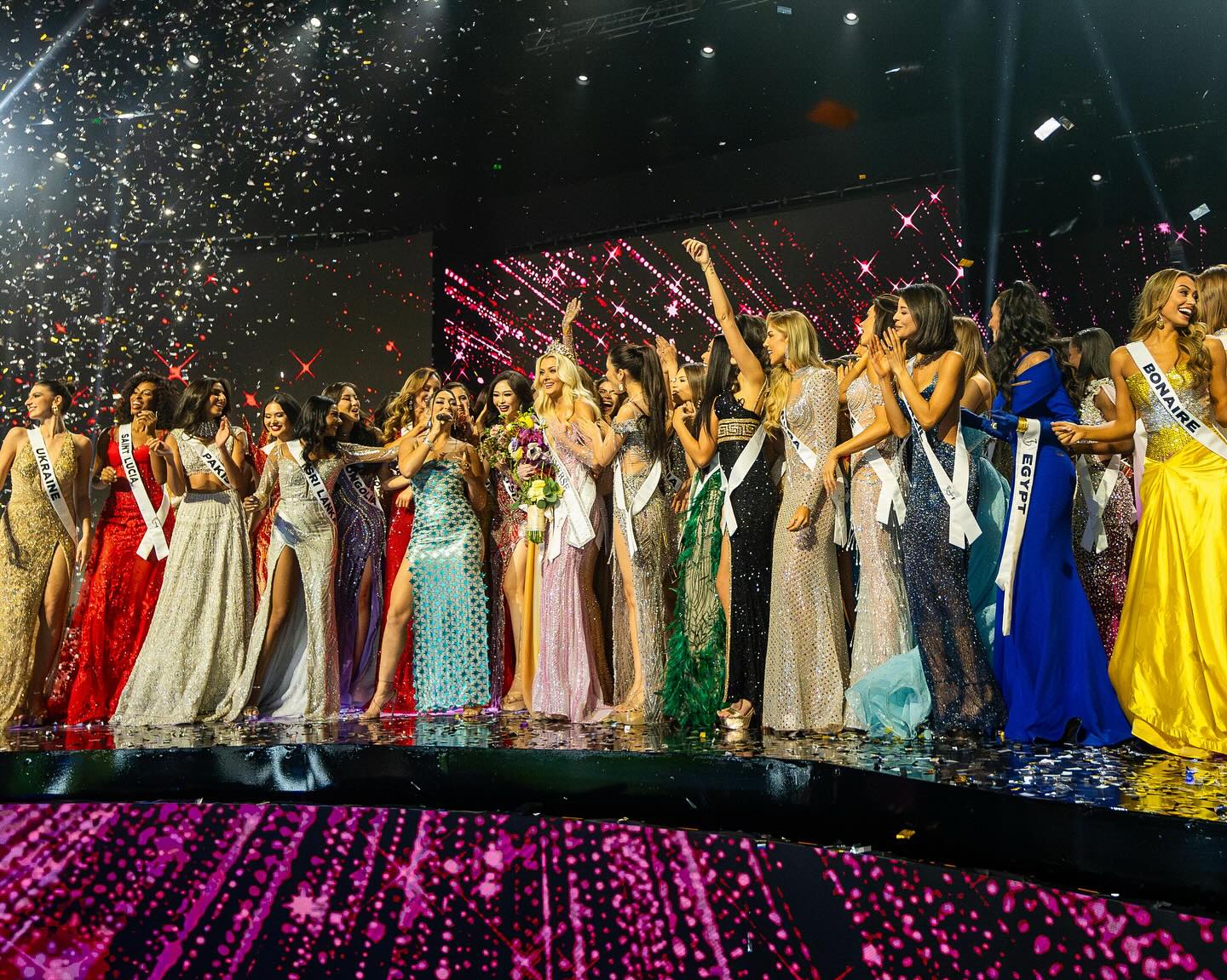 Una de las imágenes icónicas de Miss Universo 2024, en México.   (Foto Prensa Libre: cortesía Miss Universo)