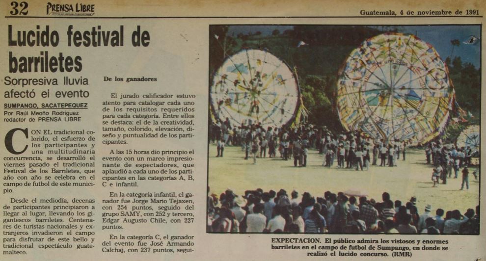 Barriletes en 1991